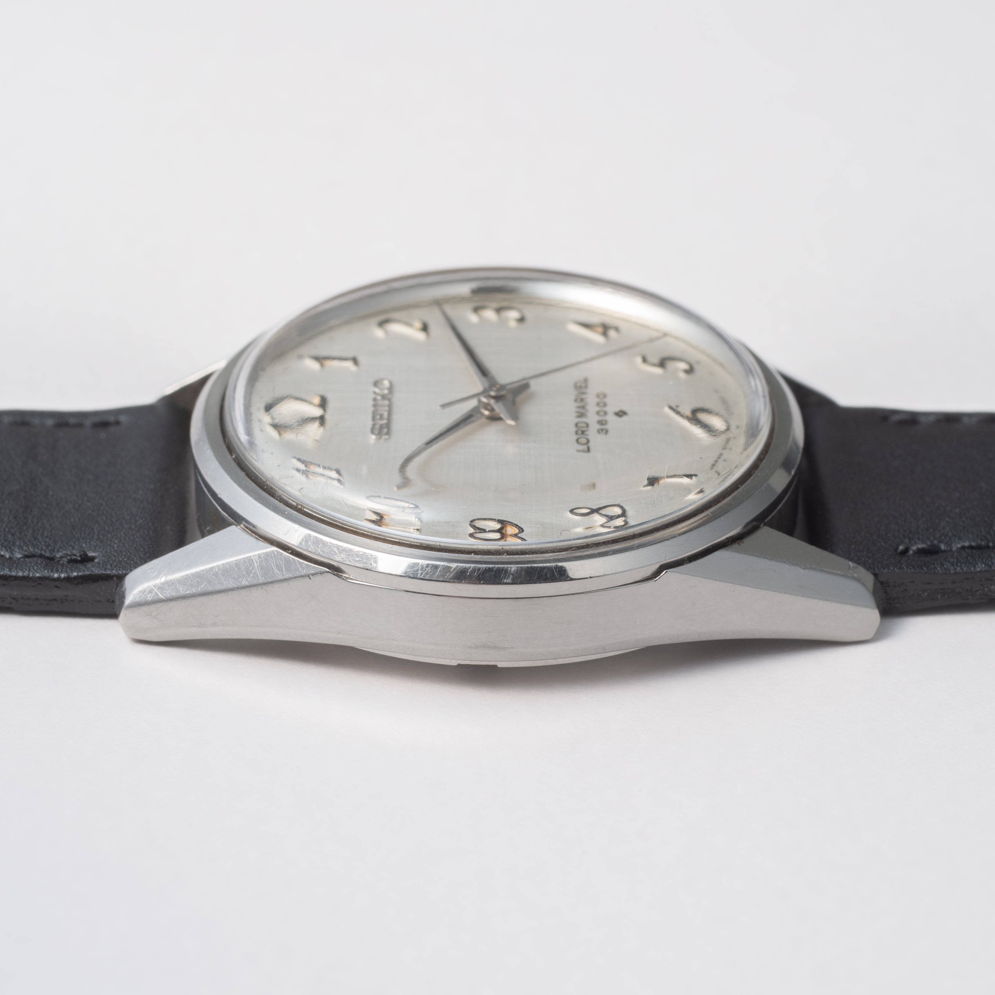 セイコー ロードマーベル 36000 10振動手巻き 全アラビアダイヤル