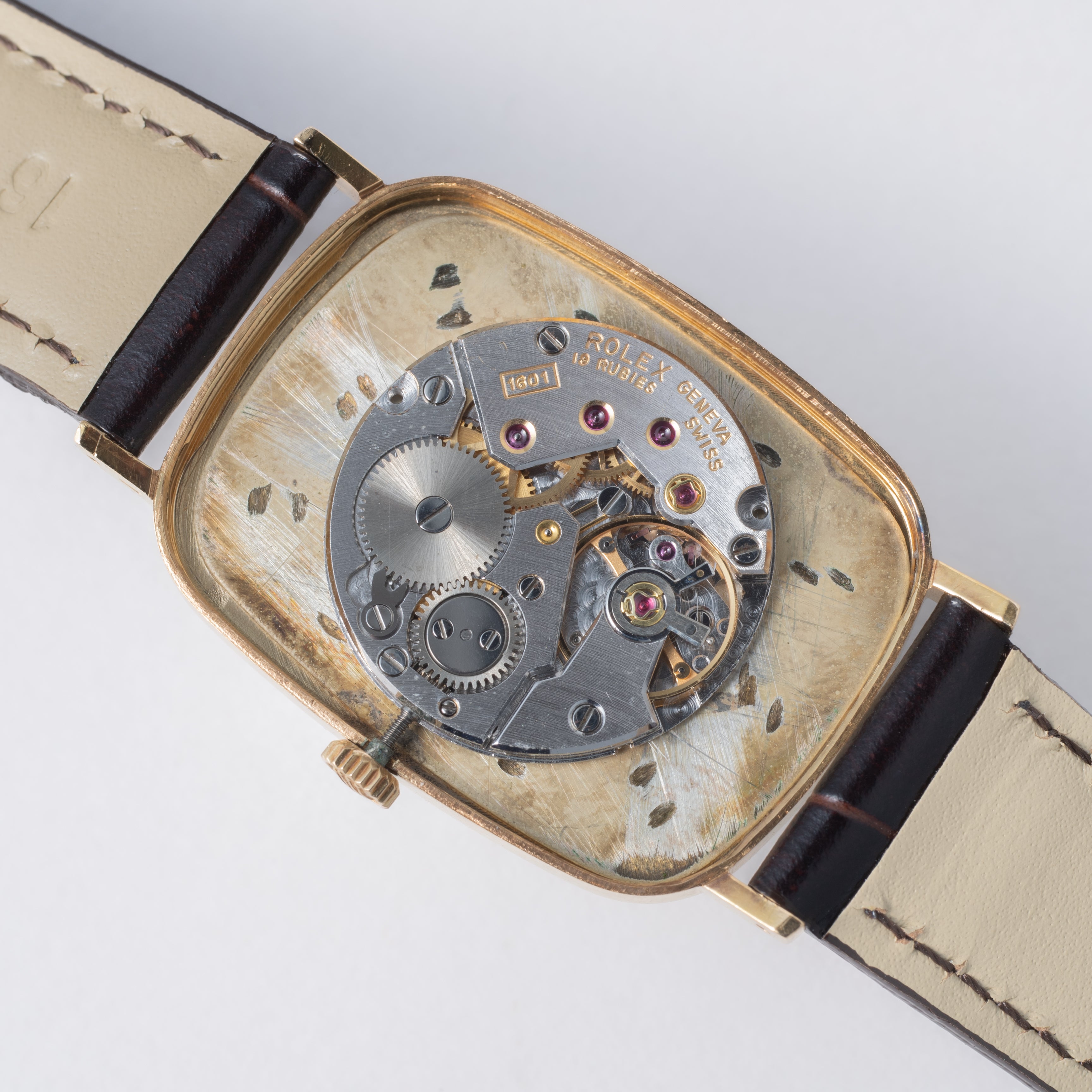 ロレックス チェリーニ 18金無垢 1975年製 シャンパンダイヤル Ref.4113 王冠尾錠