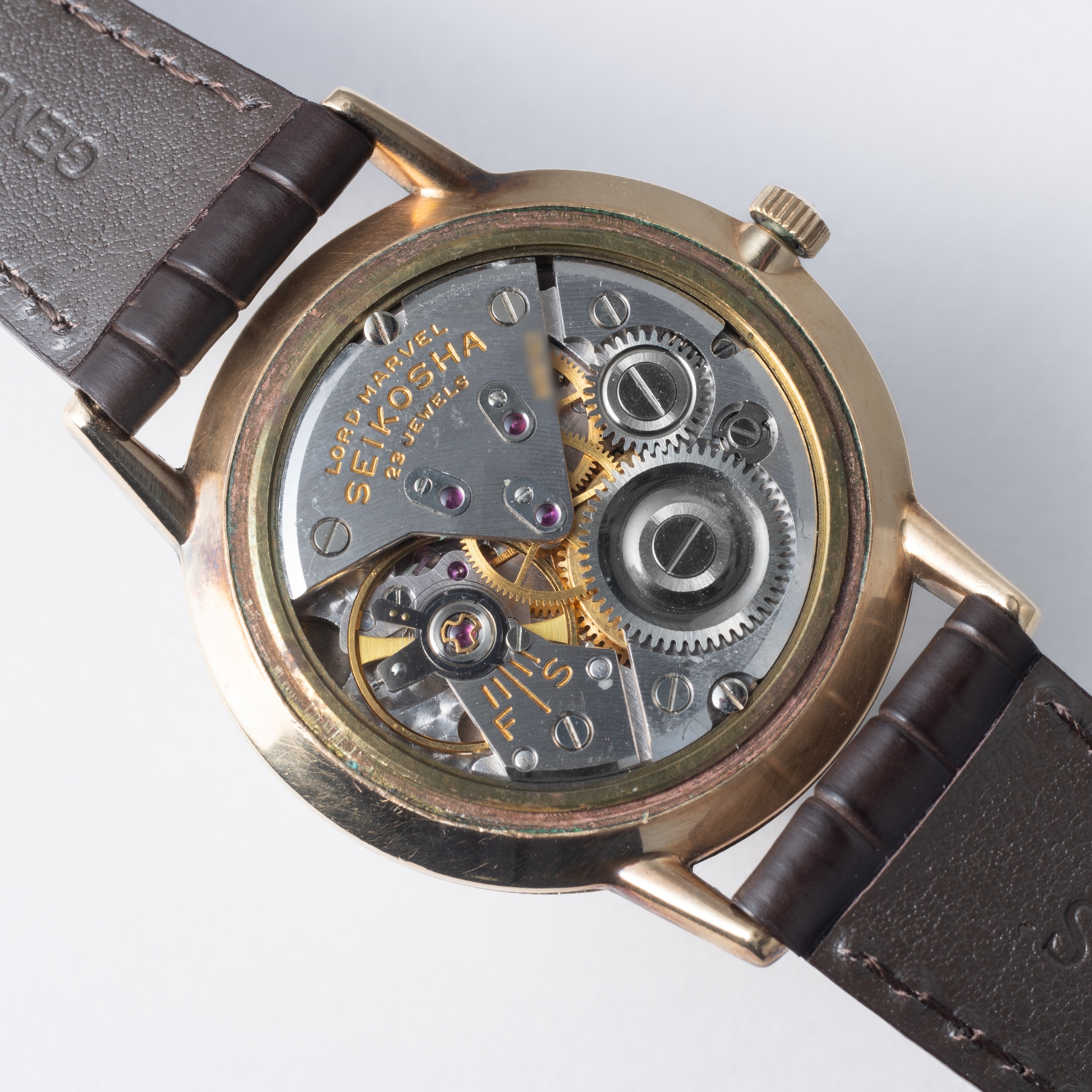 セイコー ロードマーベル 1960年製(昭和35年製) SDダイヤル 彫文字盤 J14039 ハマグリケース