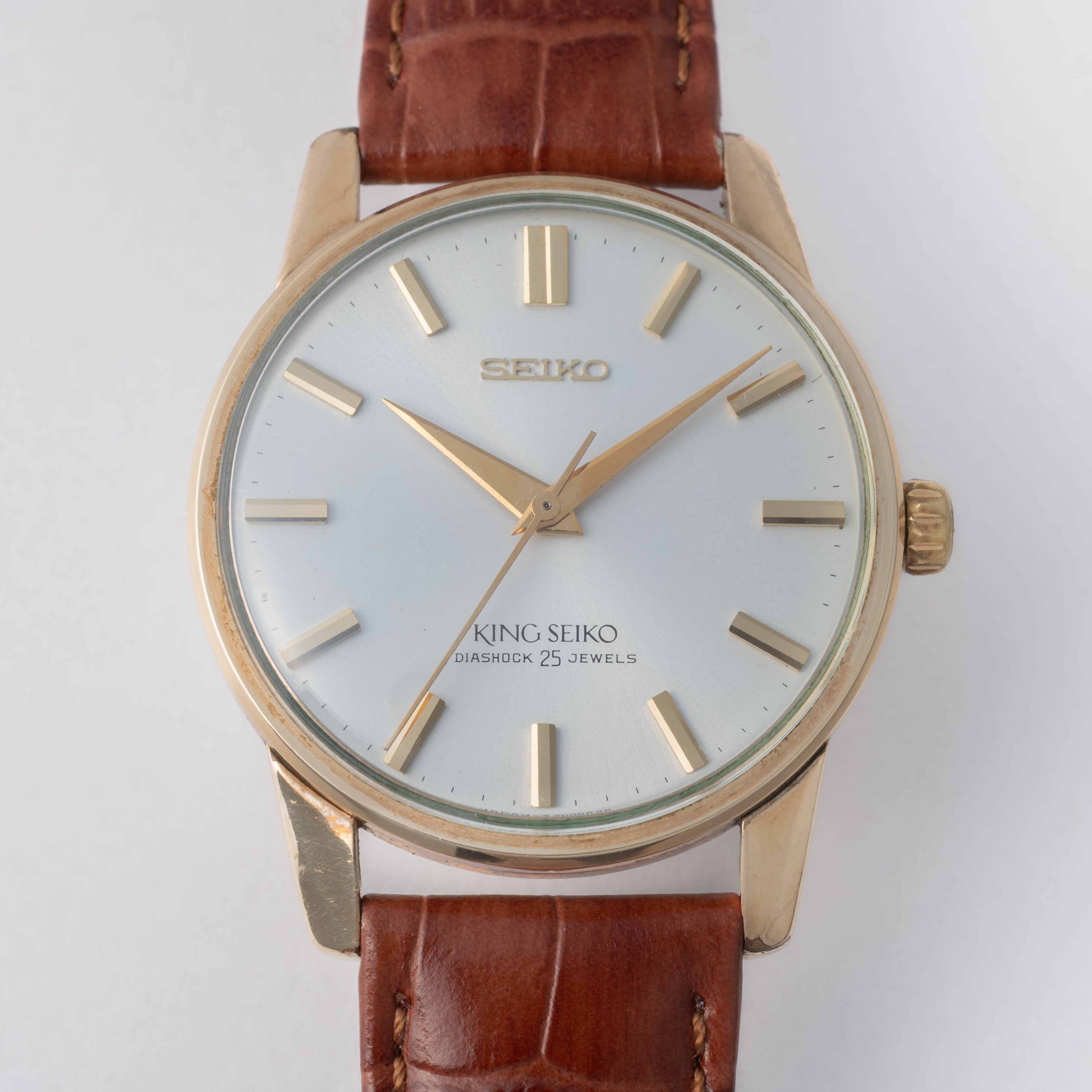 キングセイコー 1964年製 AGFケース Ref.44‐2000 盾メダリオン 手巻きノンデイト 44KS