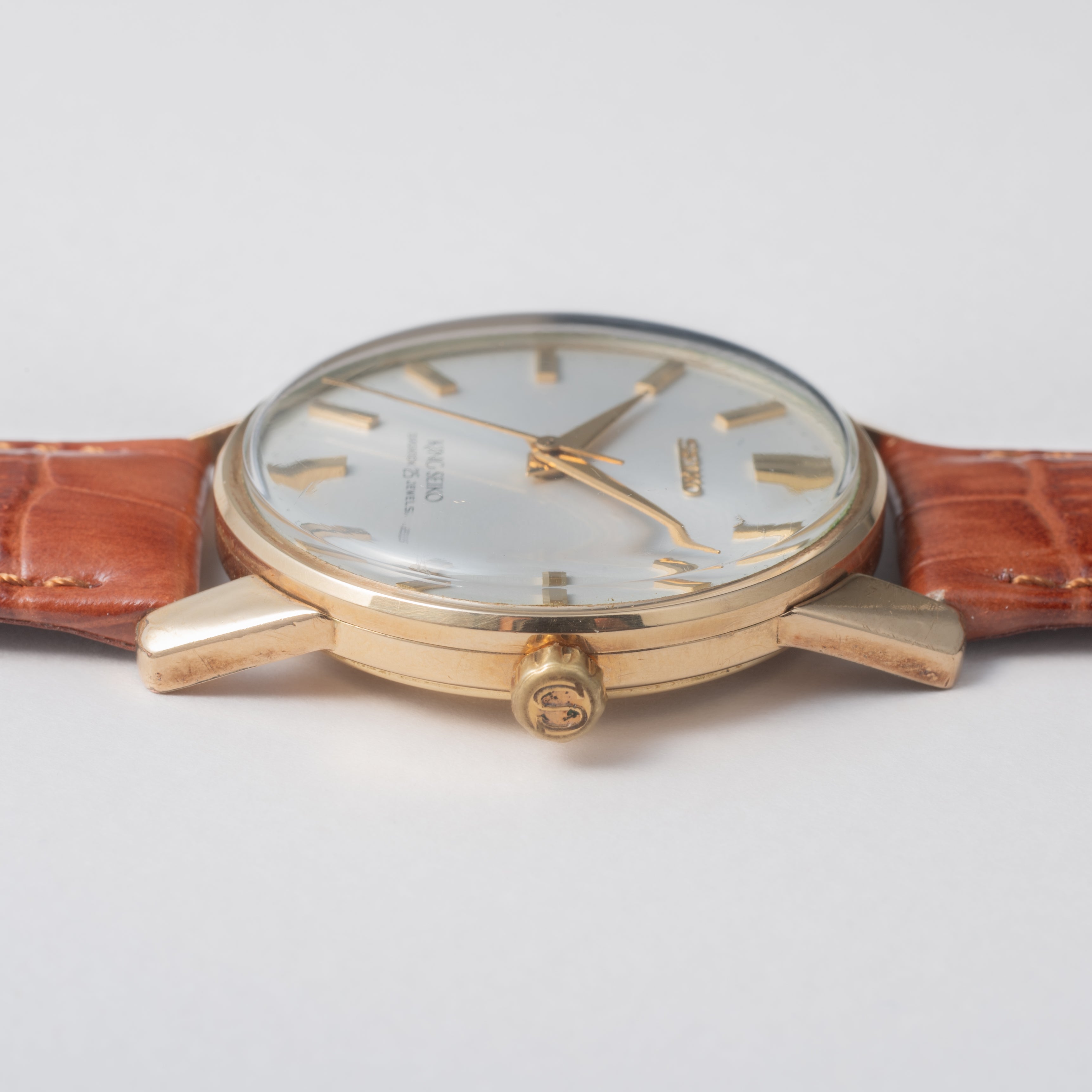 キングセイコー 1964年製 AGFケース Ref.44‐2000 盾メダリオン 手巻きノンデイト 44KS