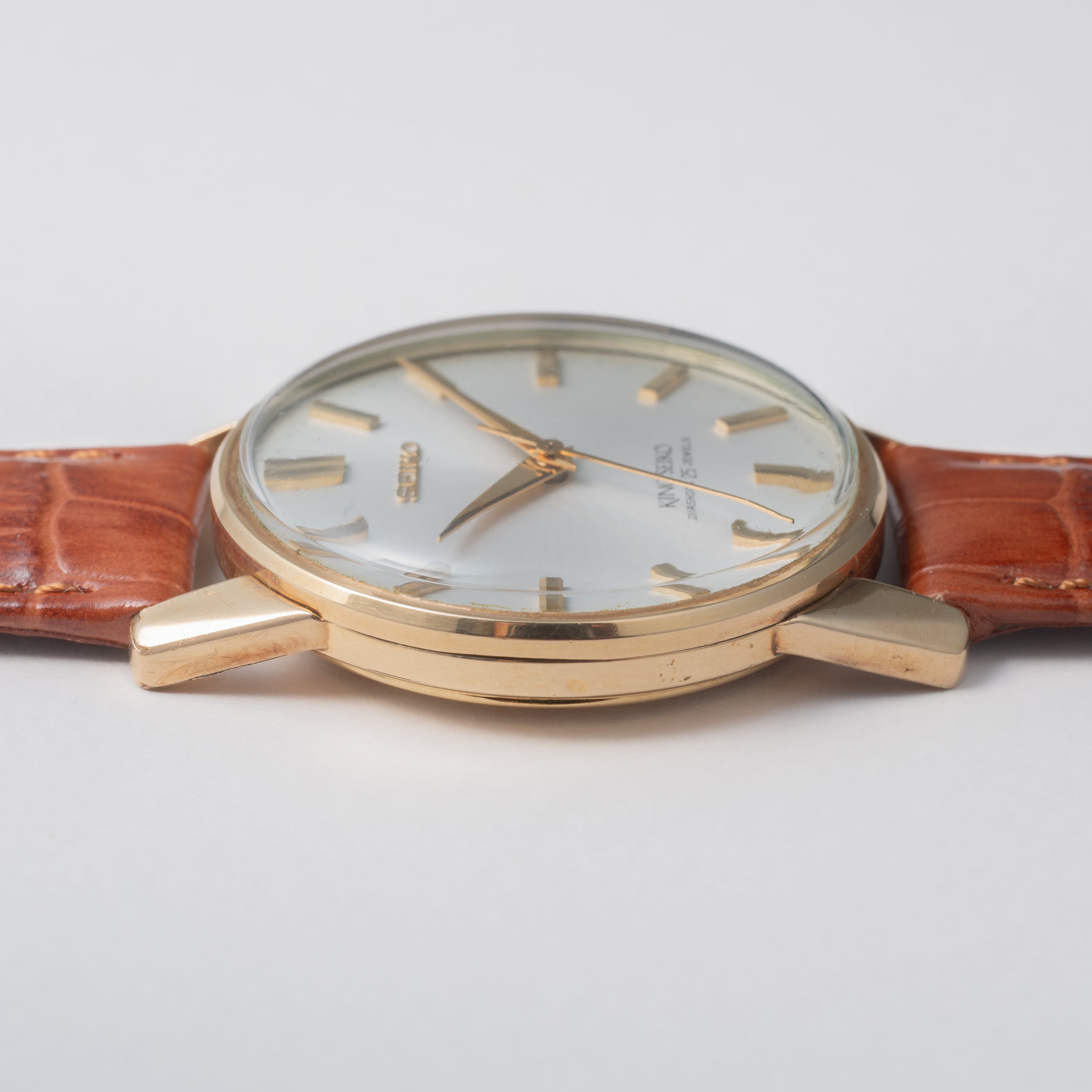 キングセイコー 1964年製 AGFケース Ref.44‐2000 盾メダリオン 手巻きノンデイト 44KS