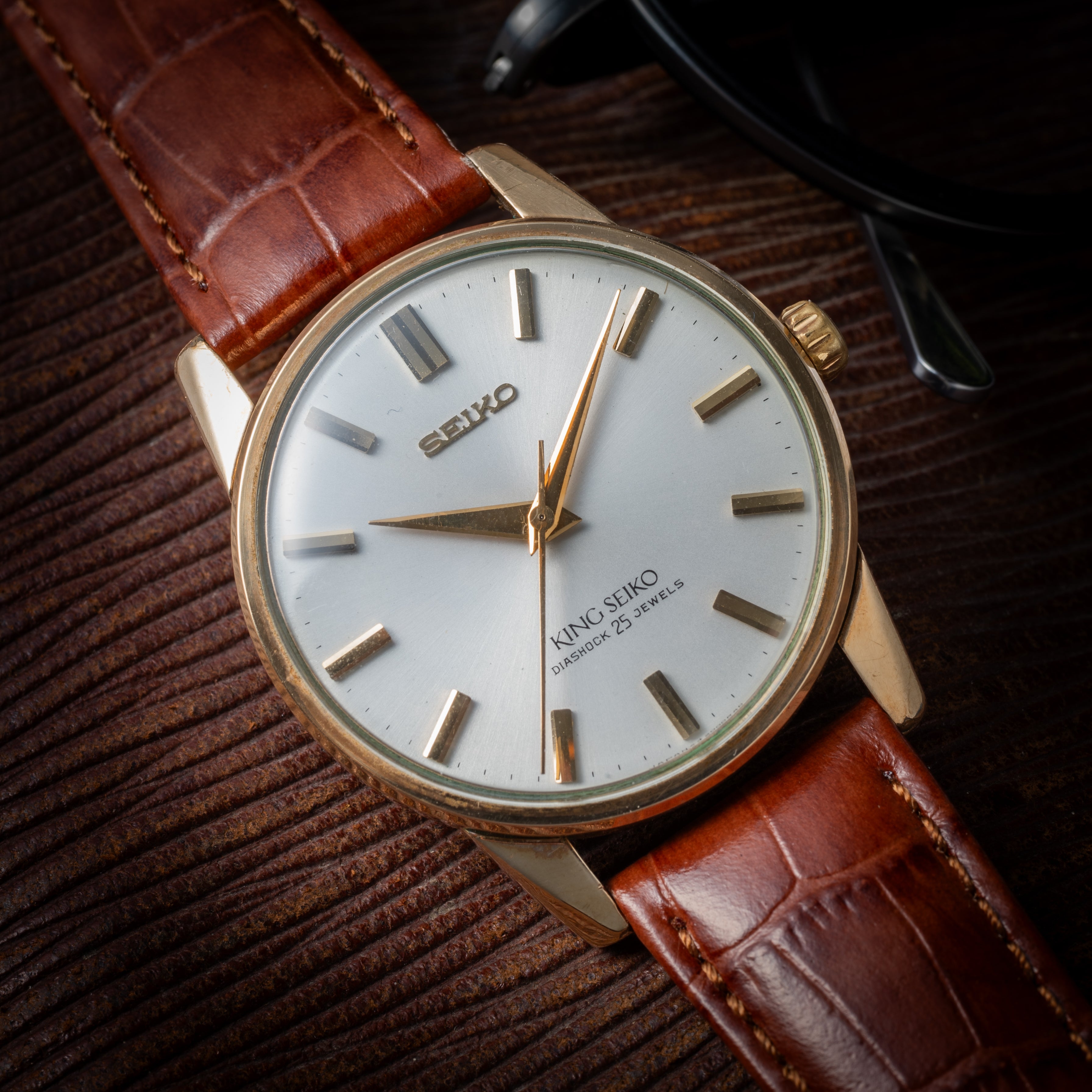 キングセイコー 1964年製 AGFケース Ref.44‐2000 盾メダリオン 手巻きノンデイト 44KS