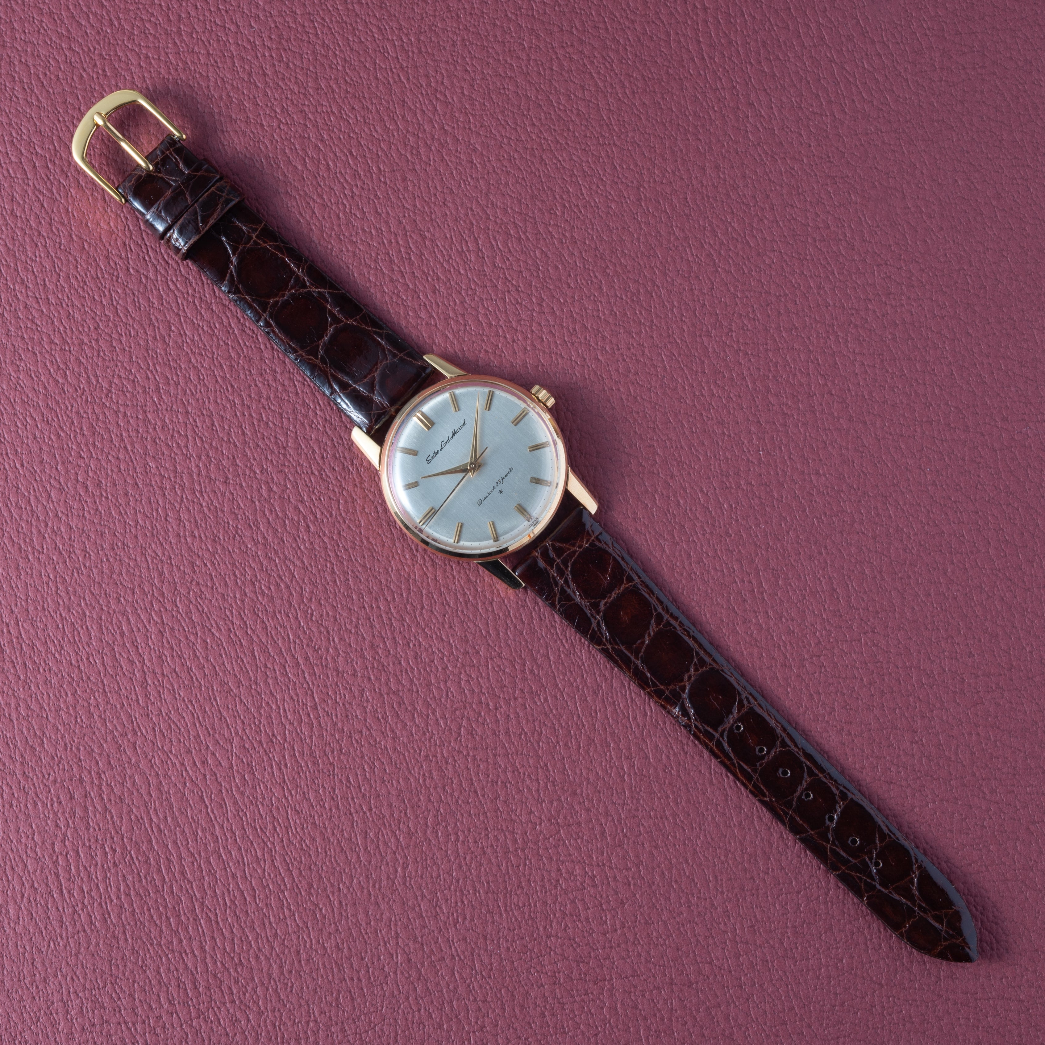 セイコー 18金無垢ロードマーベル 1963年製 Ref.15027LM 手巻き