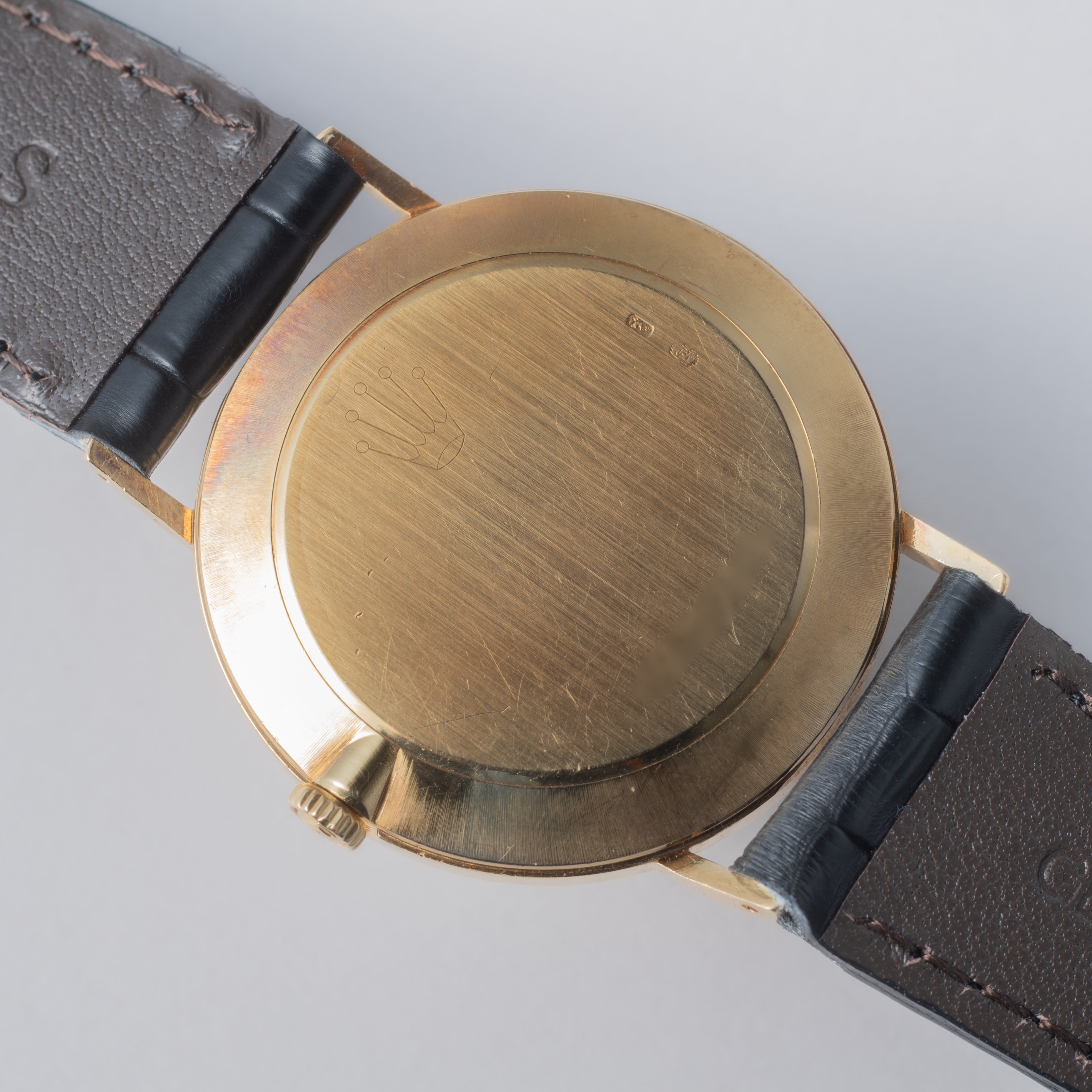 ロレックス チェリーニ 1975年製 Ref.5122 18金無垢ラウンドケース 純正金張り尾錠付き