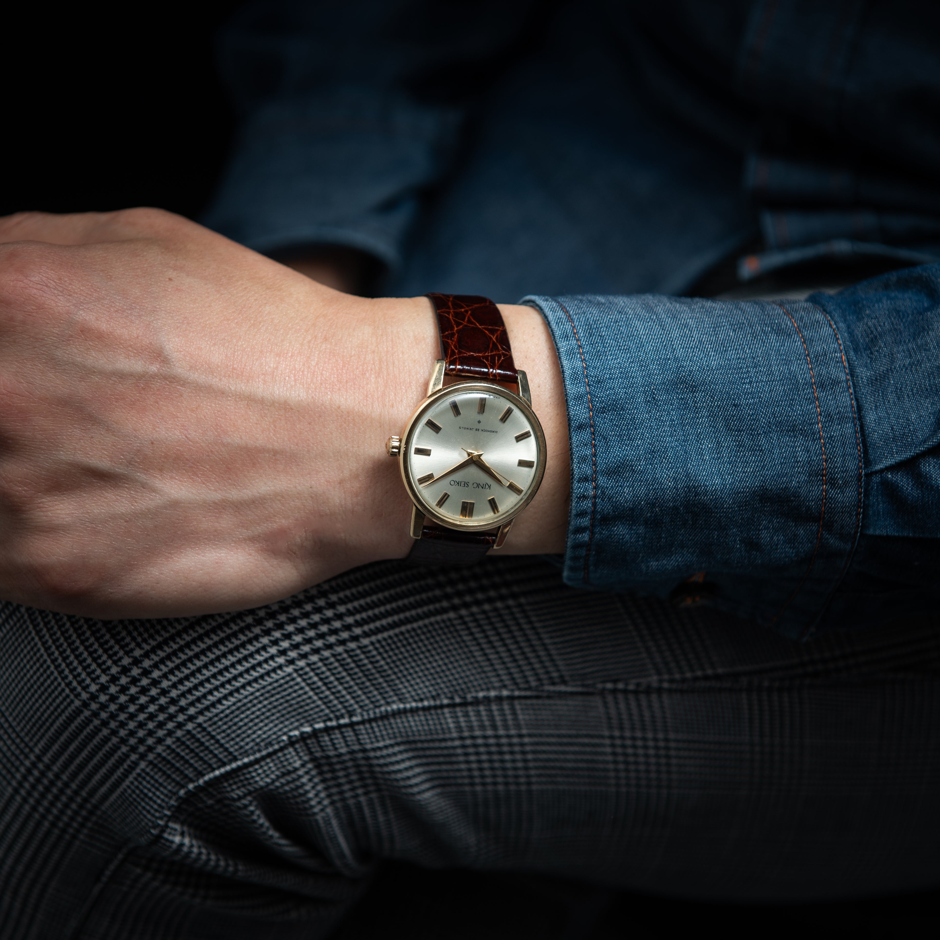 キングセイコー ファーストモデル初期型 1961年製 Ref.J14120E SDダイヤル