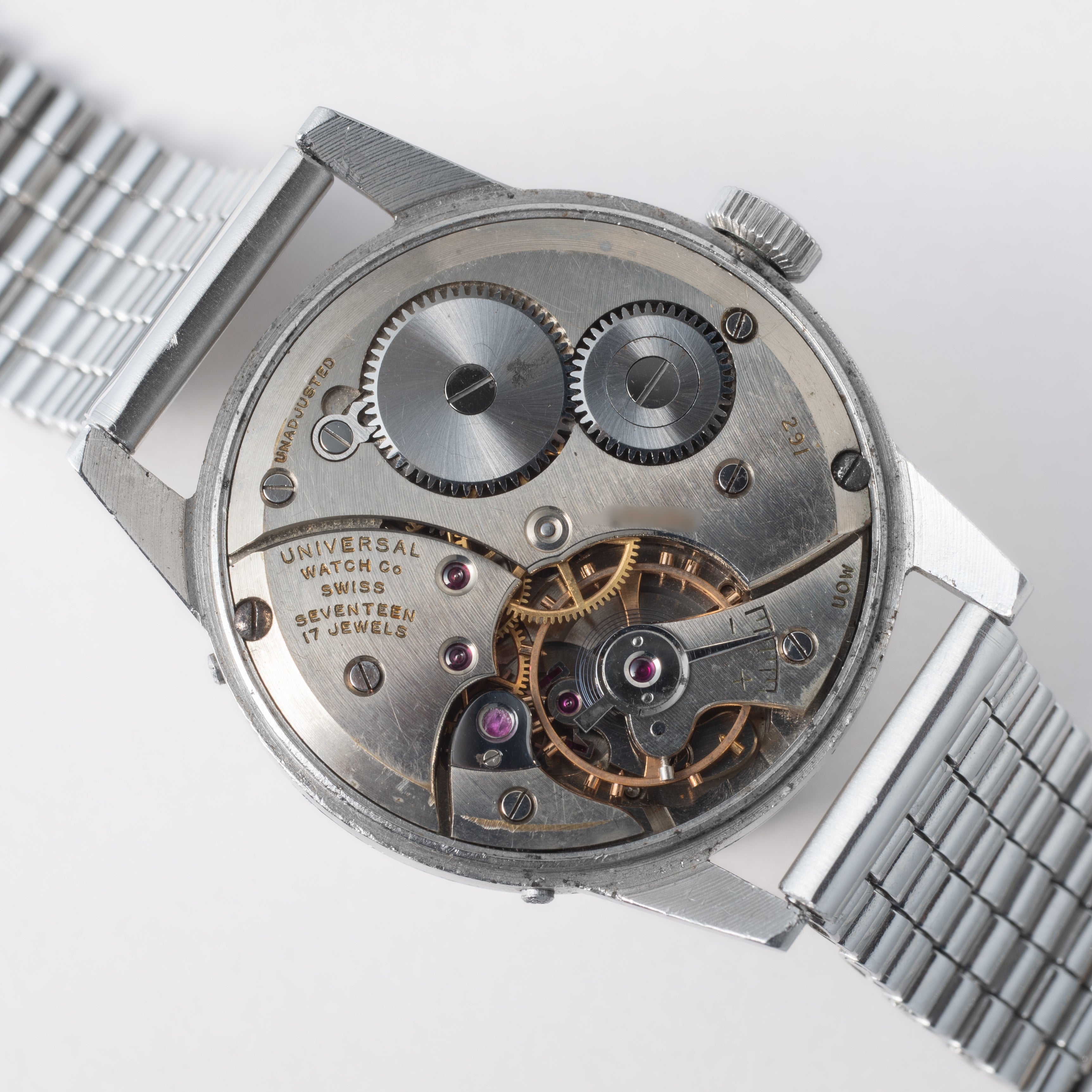 ユニバーサル・ジュネーブ トリプルカレンダー 1940年代製 手巻 Cal.291 オリジナルダイヤル