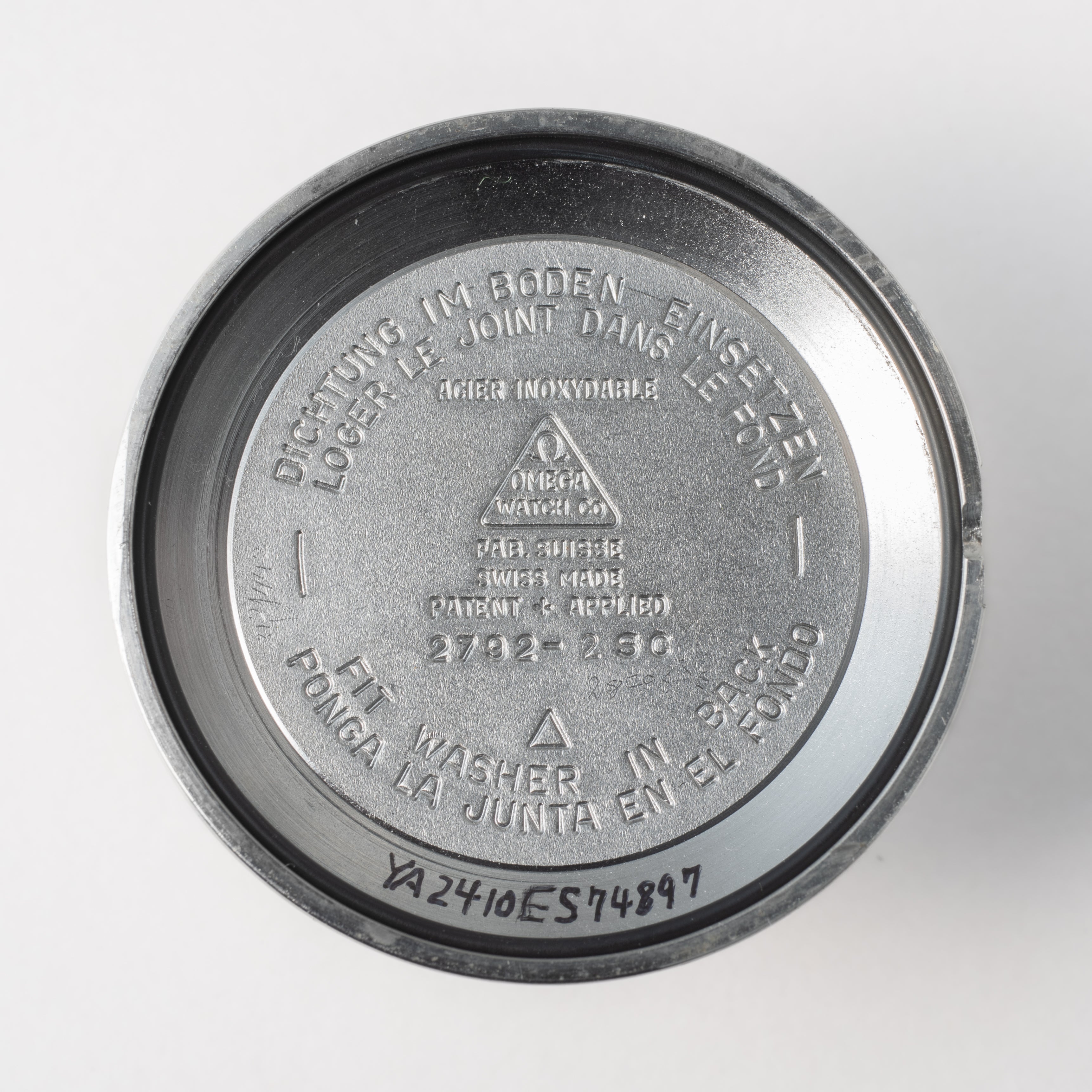 オメガ 30mmキャリバー 1952年製 ブラックミラーダイヤル 手巻き Cal.283