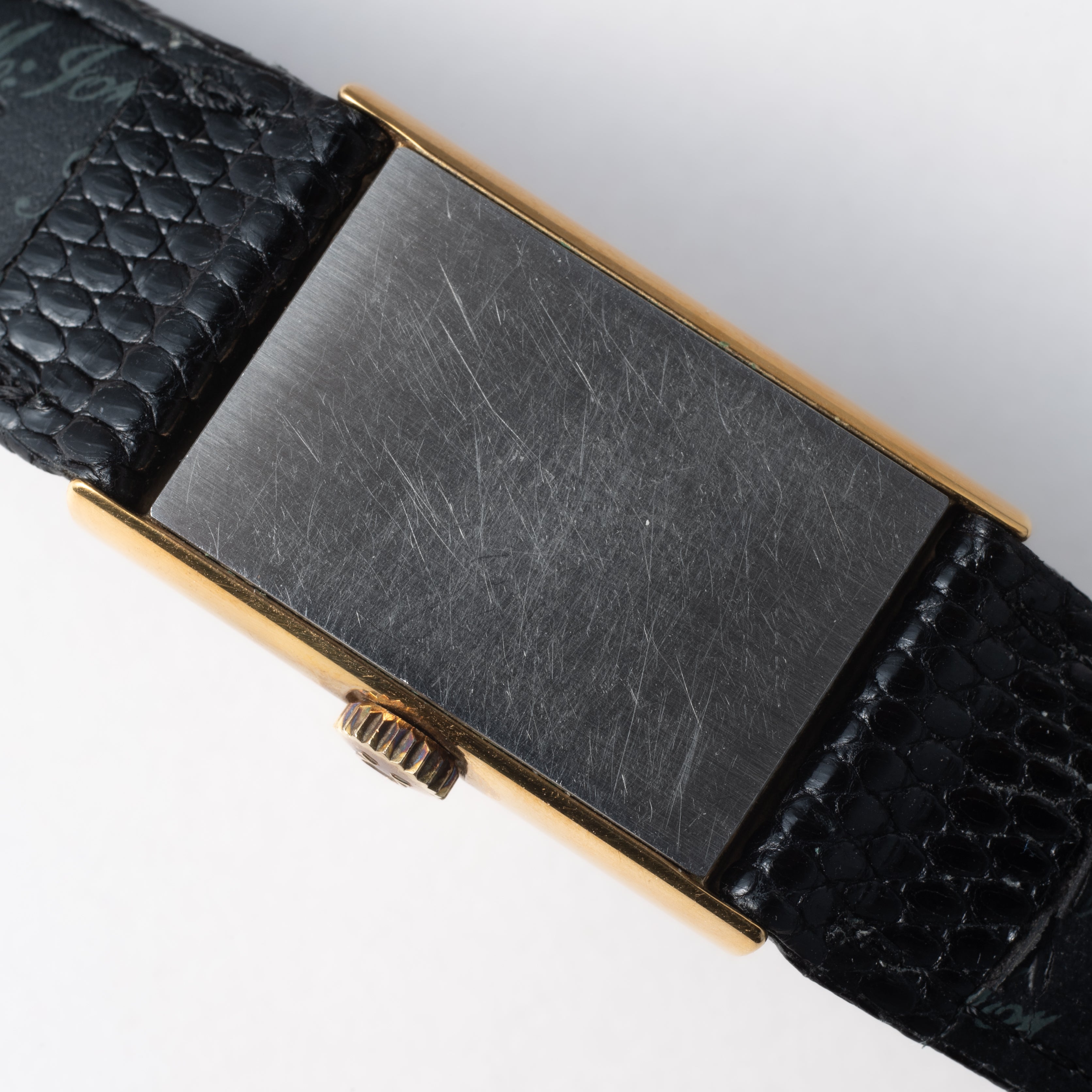 オメガ デ・ヴィル 金張り角型ケース クロスダイヤル 1973年製 手巻き