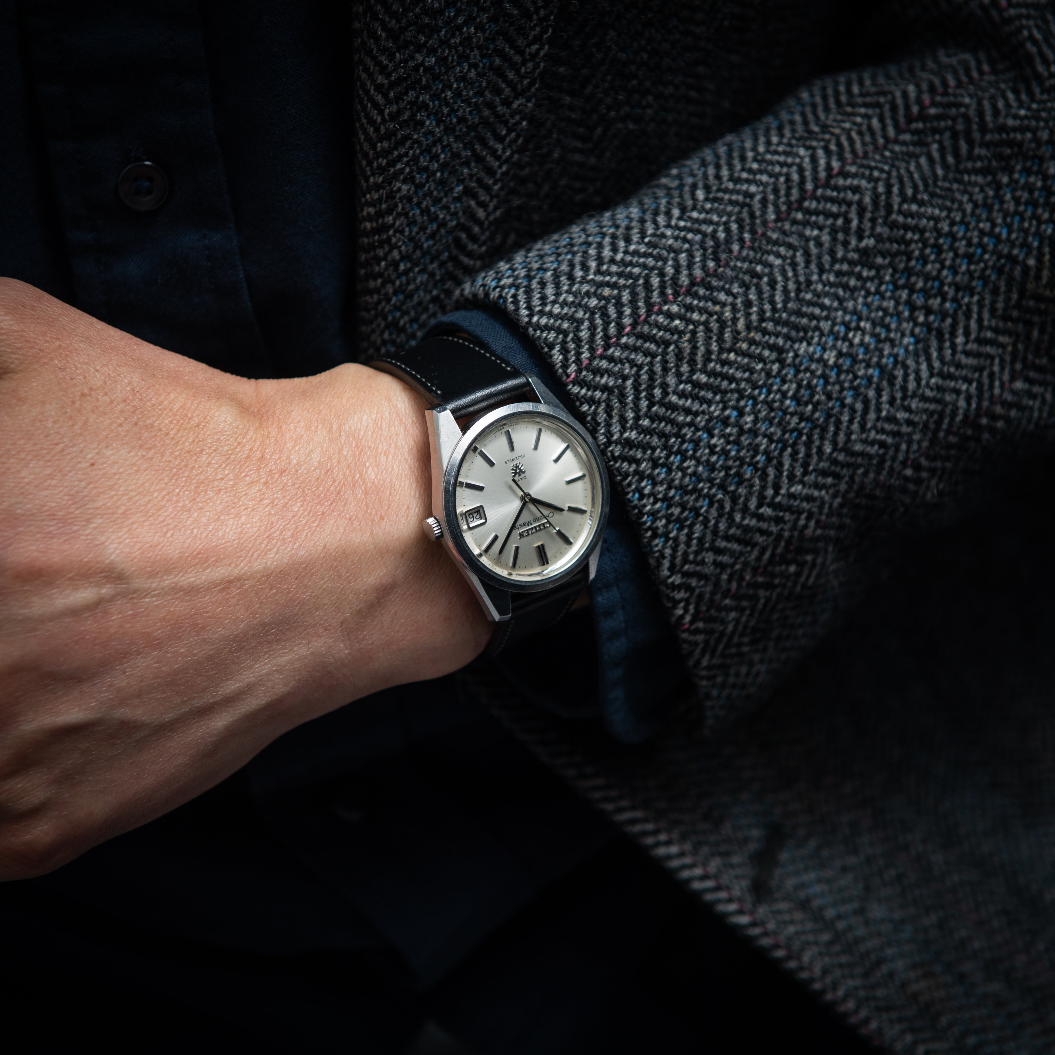 シチズン クロノマスター初期型 手巻き25石 1968年製 Ref.HODS 2901-Y 鷲メダル