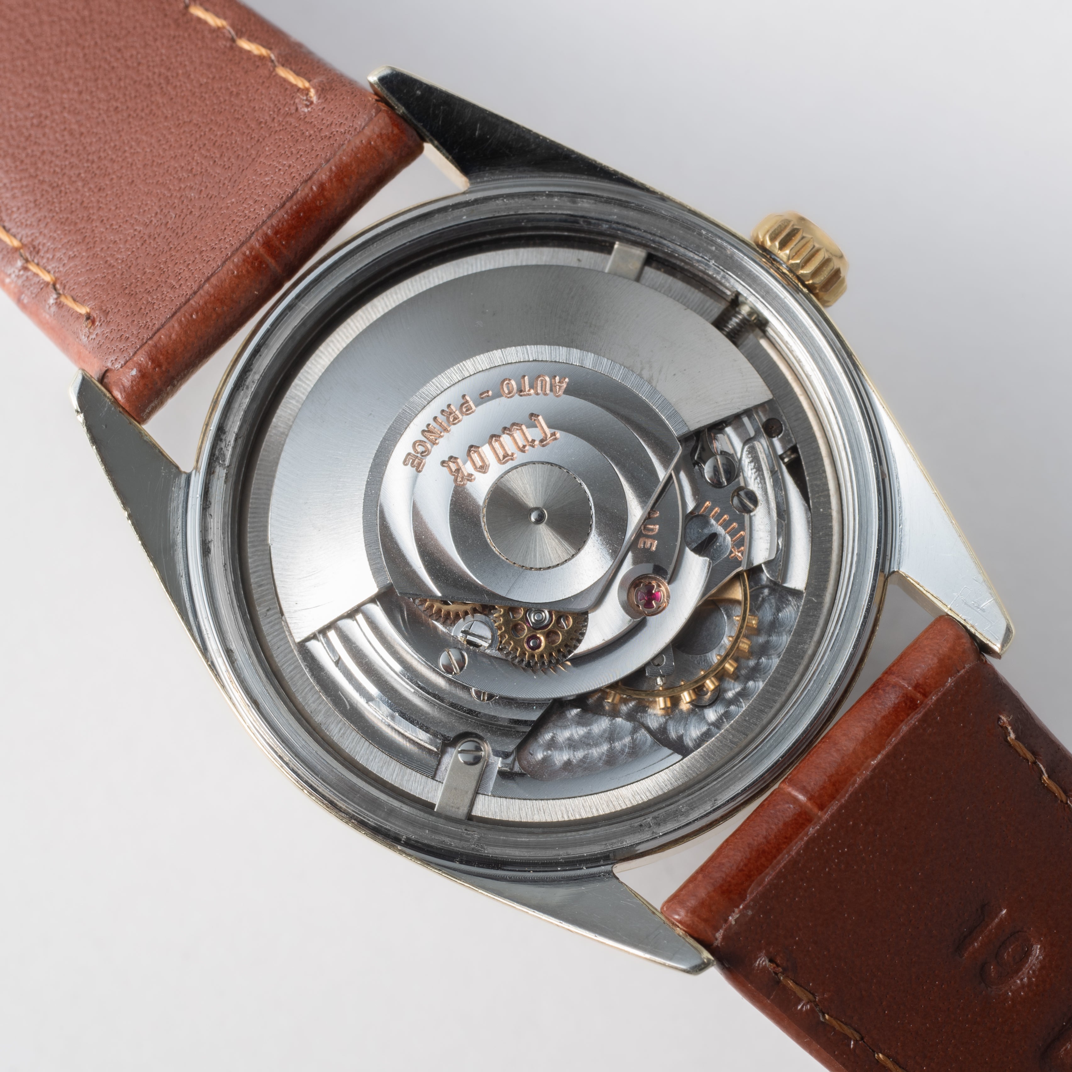 チューダー プリンスオイスターデイト 小バラ 金張り 1963年製 王冠リューズ 自動巻 フルーテッドベゼル