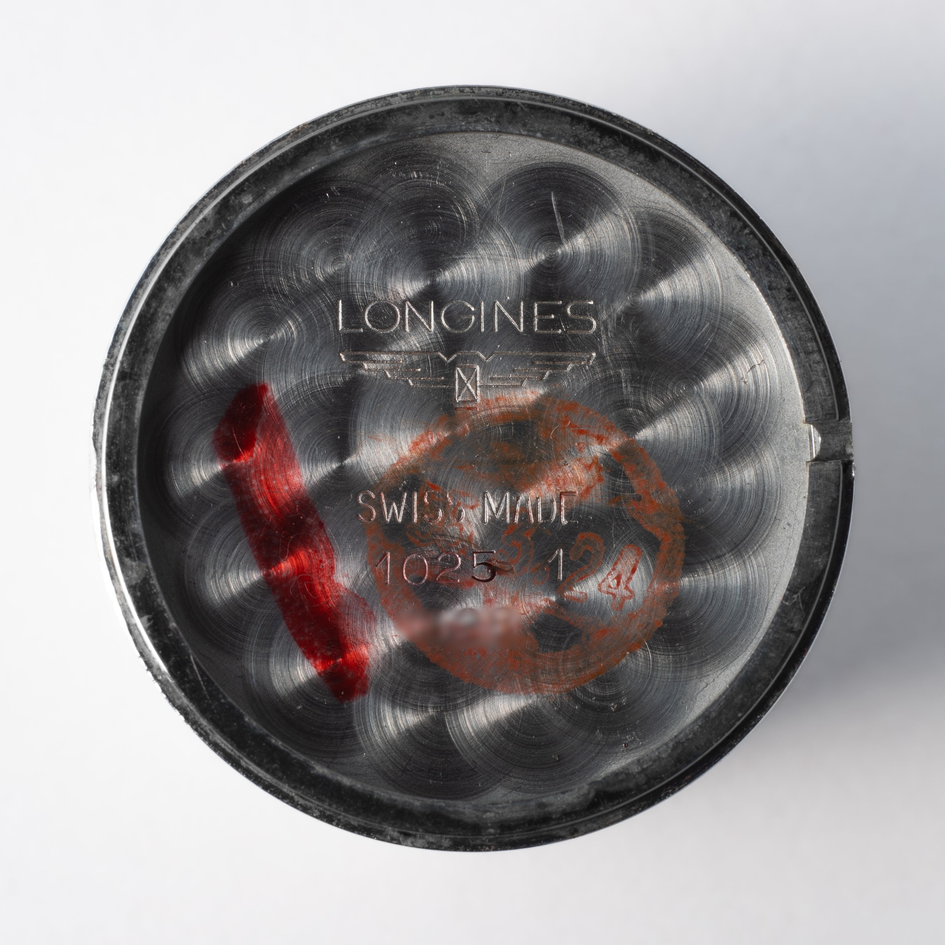 ロンジン コンクエスト レクタンギュラー ブルーローマンダイヤル 1970年代製 純正尾錠付き 薄型手巻き