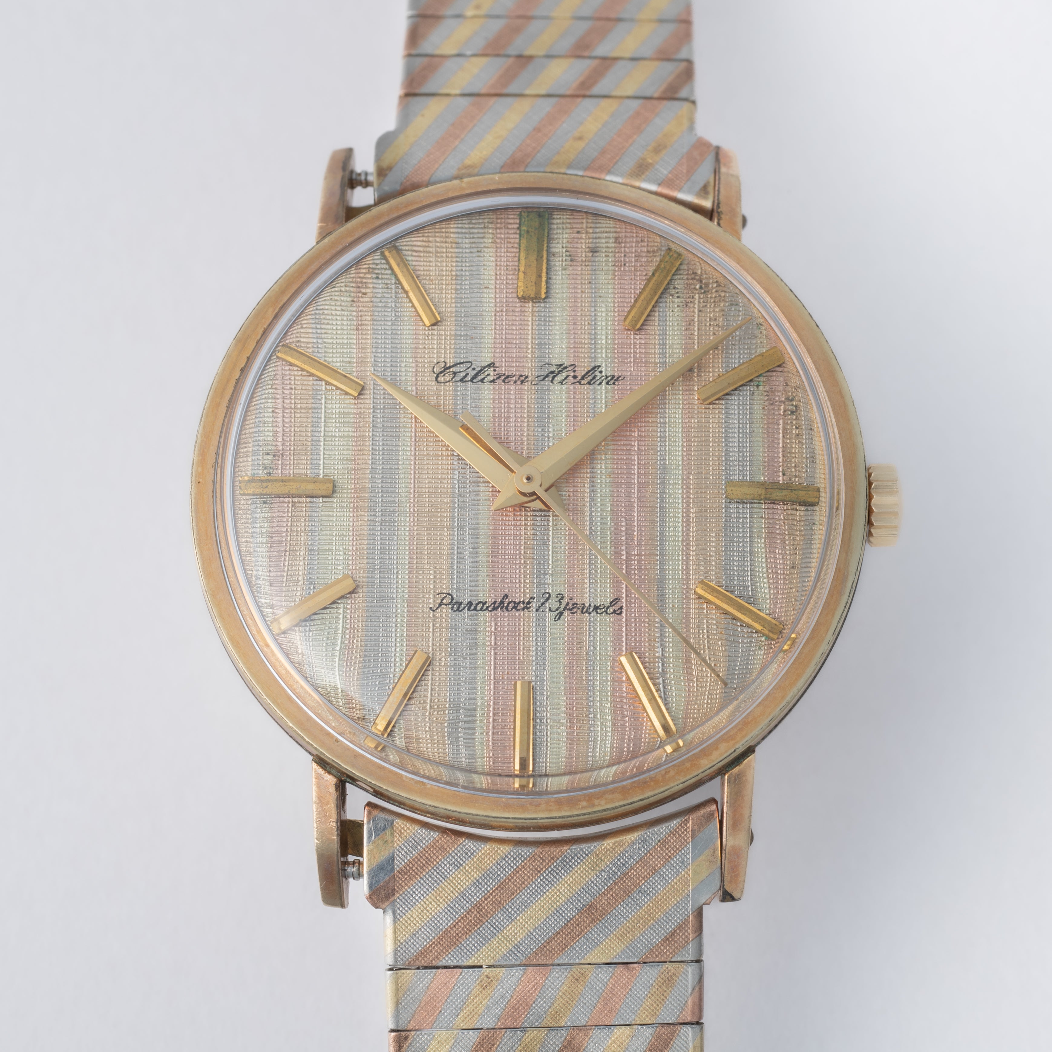 シチズン ハイライン 23石 1962年製 トリドールダイヤル ブレス(スネーク)