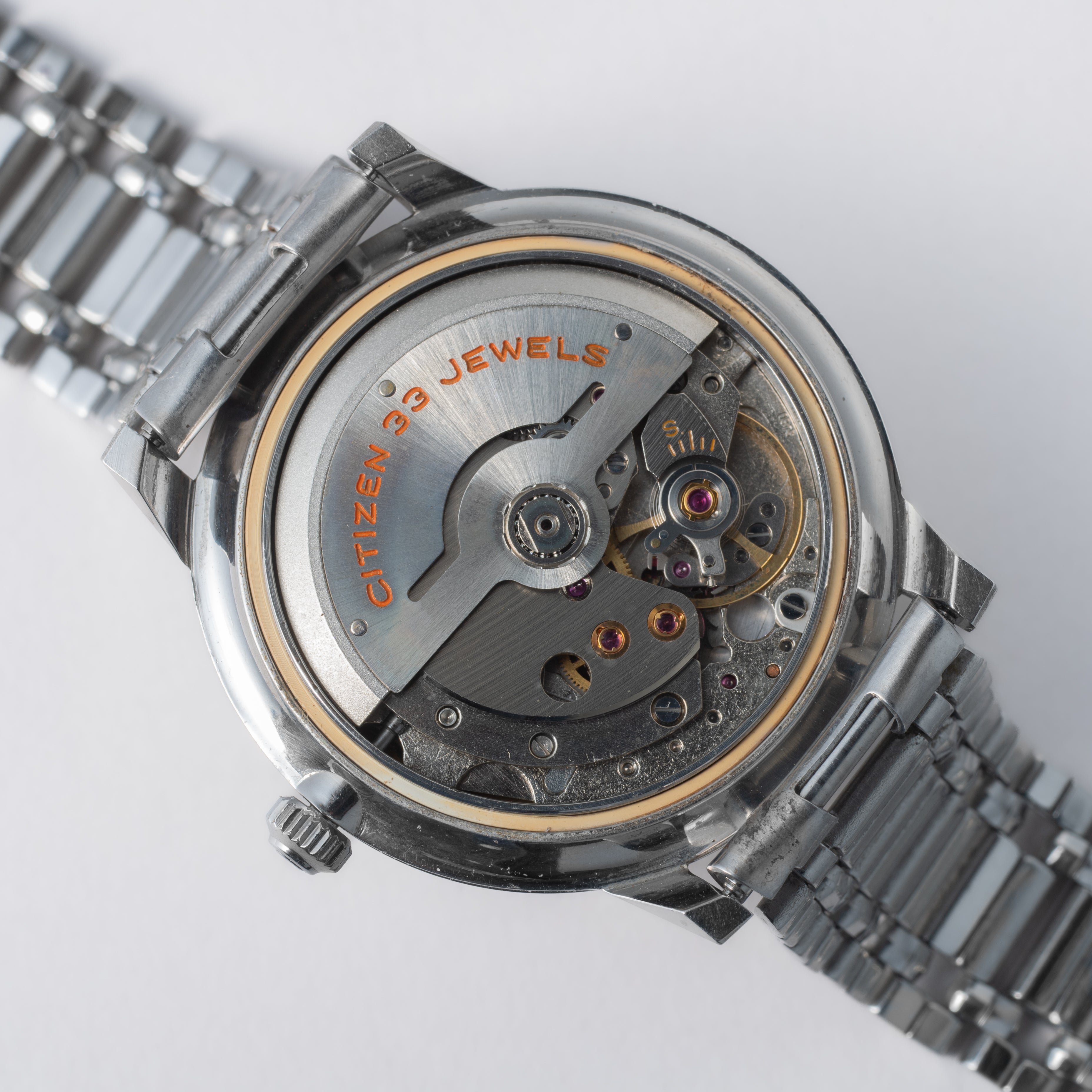 シチズン カトラス 1968年製 Ref.3001-Y ブラウンゴールドダイヤル 33石薄型自動巻