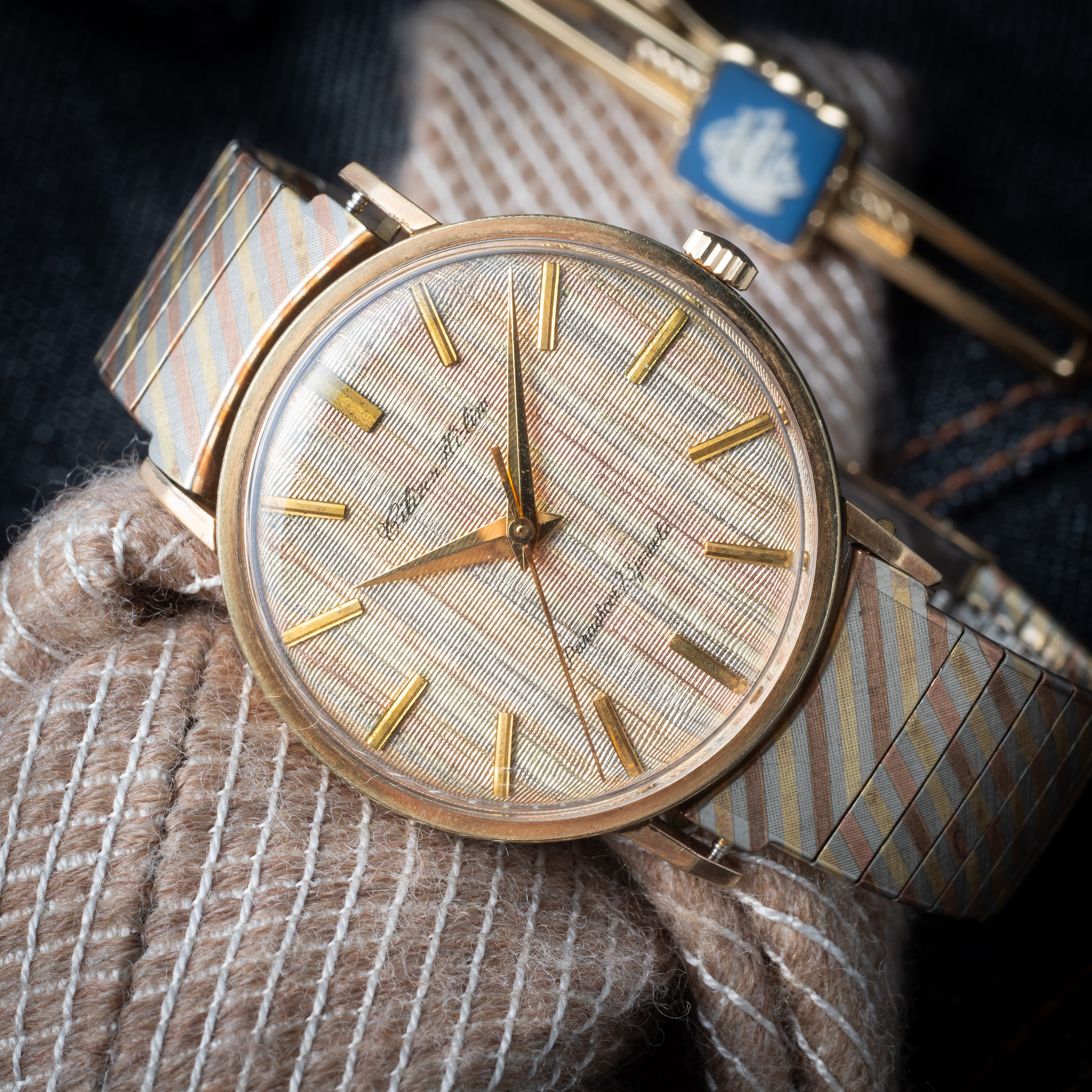 シチズン ハイライン 23石 1962年製 トリドールダイヤル ブレス(スネーク)