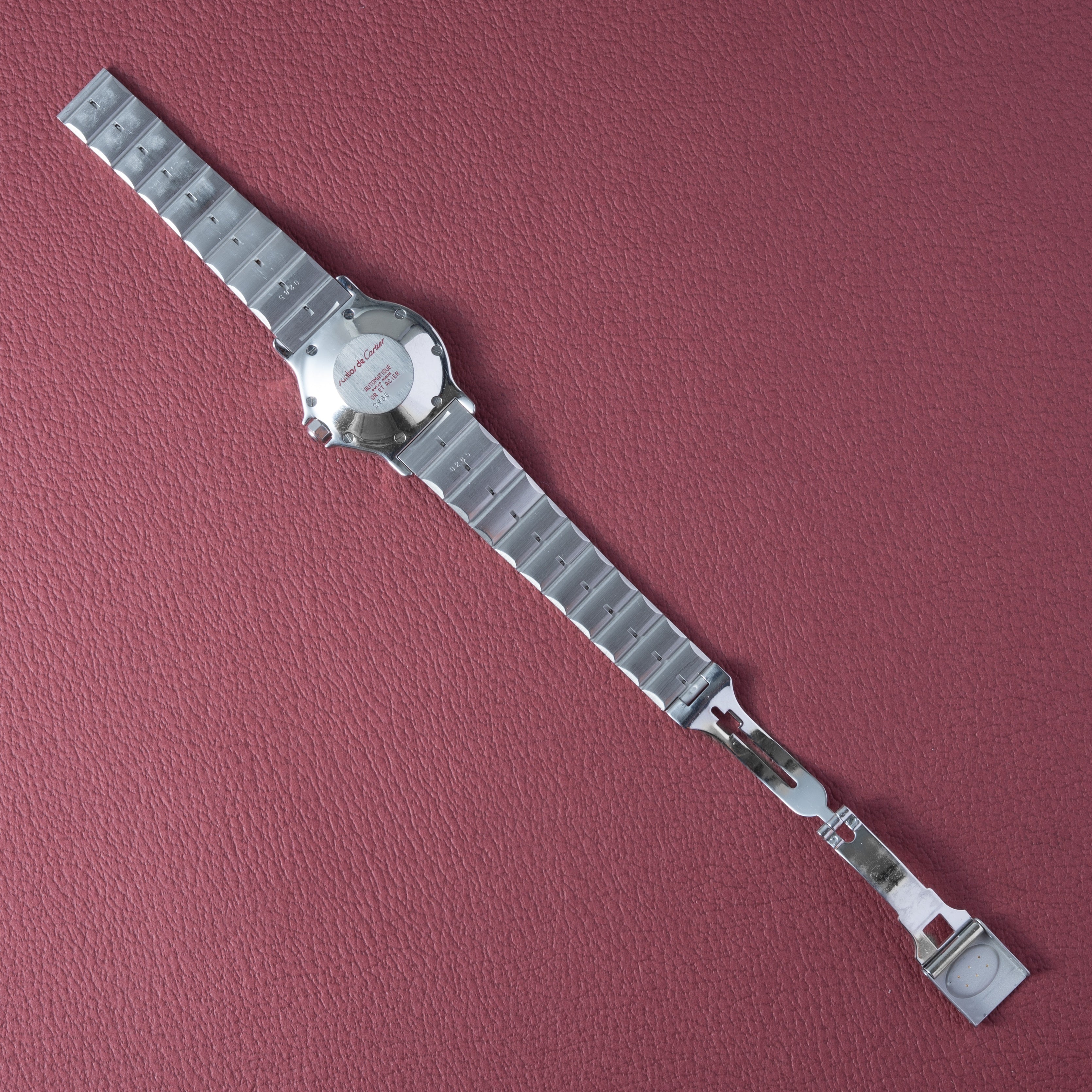 カルティエ サントス オクタゴン LMサイズ コンビ 自動巻