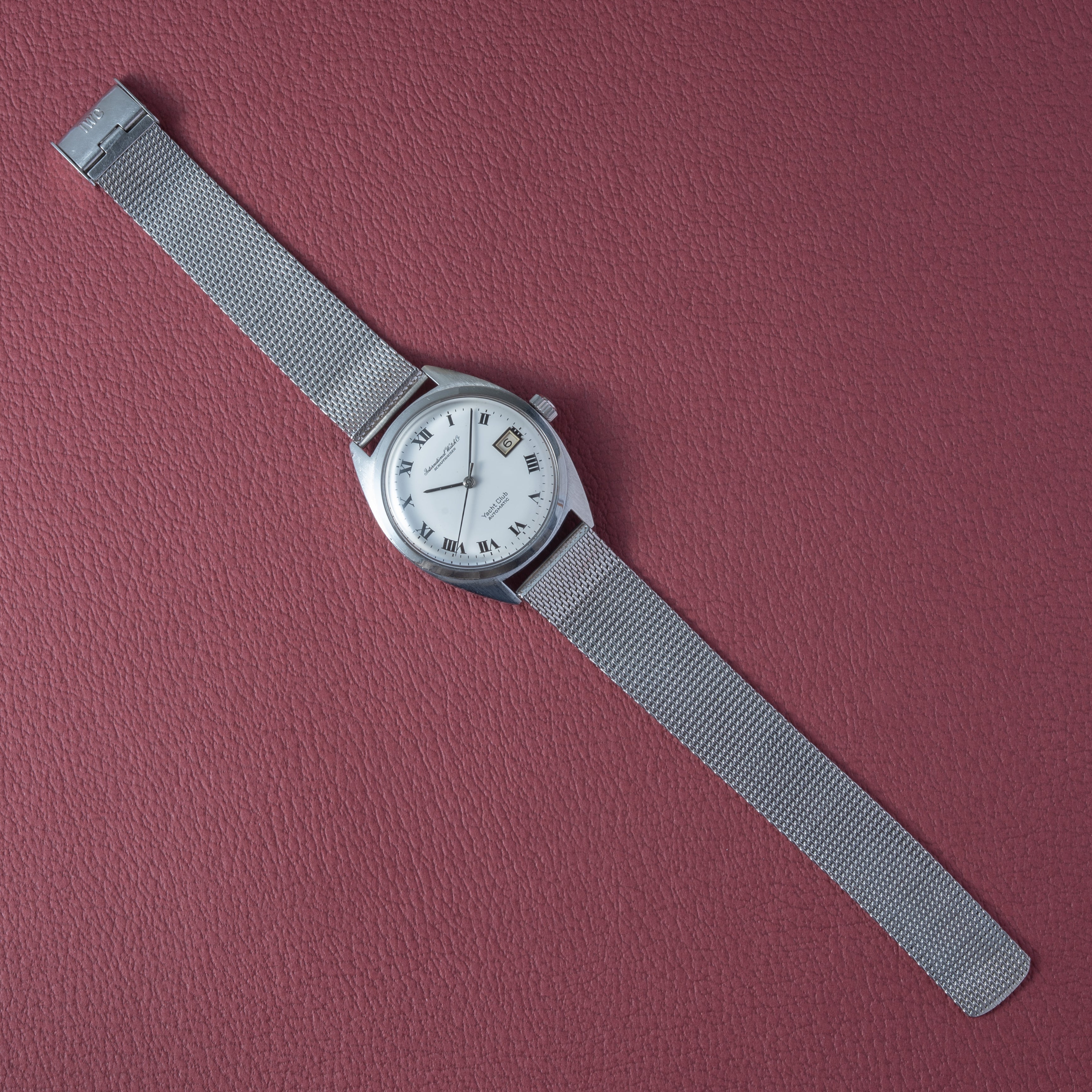 IWC ヨットクラブ 1971年製 純正メッシュブレス ホワイトローマン