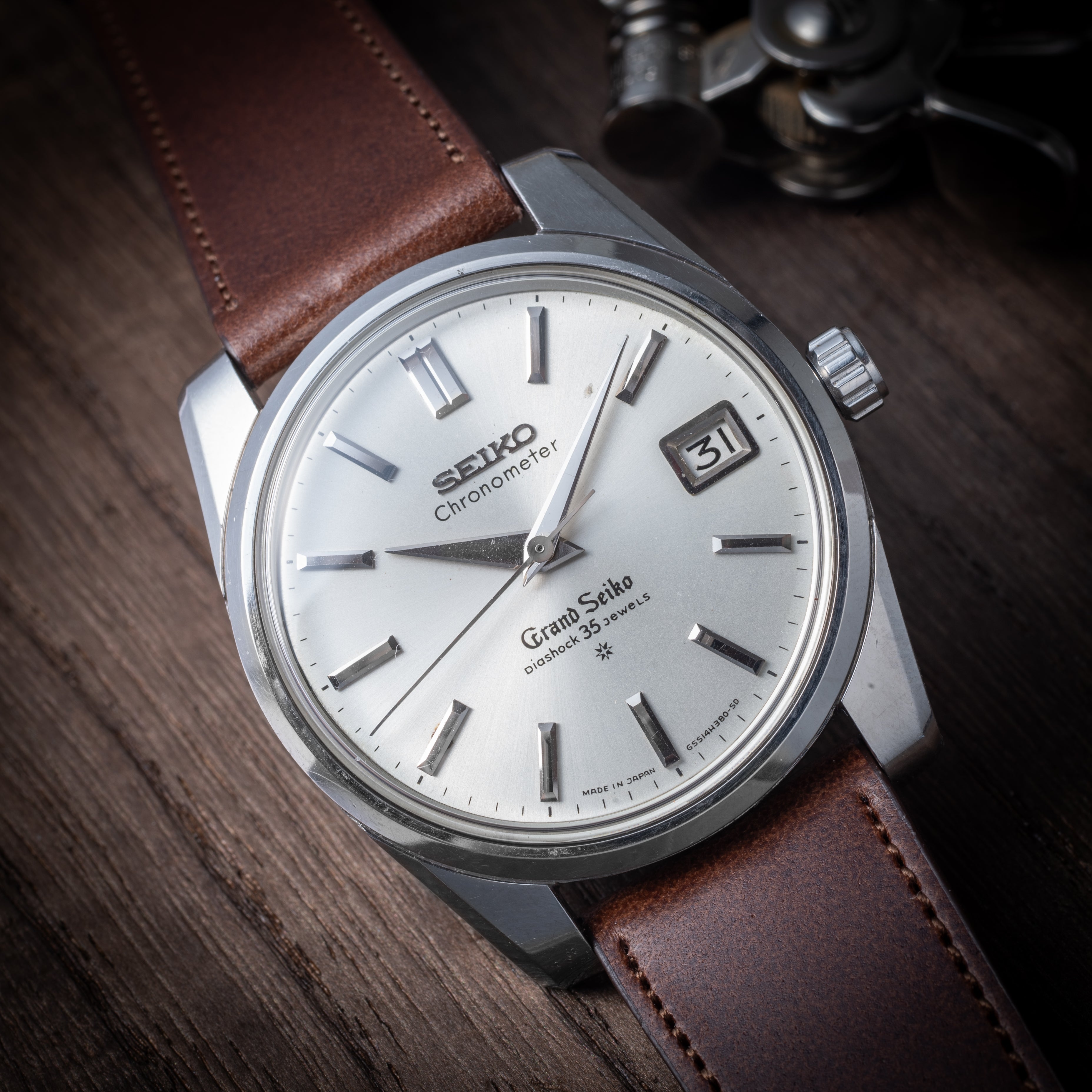 グランドセイコー セルフデーター 1963年製 Ref.43999 GS2nd最初期型 獅子メダル SDダイヤル