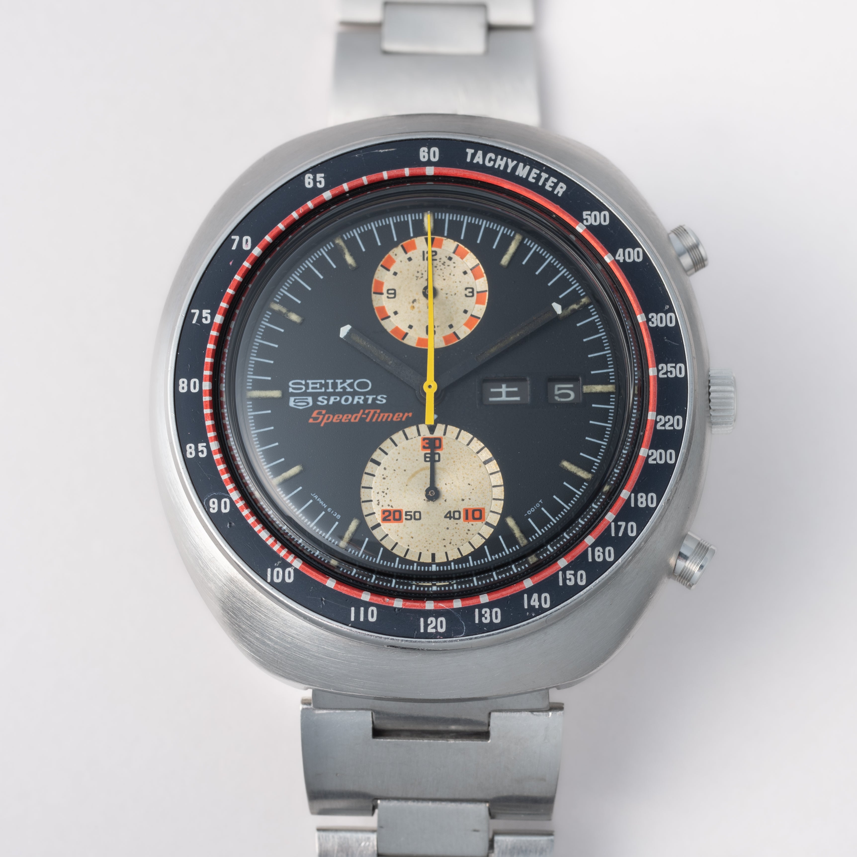 セイコー 1971年製 5スポーツ スピードタイマー UFO Ref.6138-0011 クロノグラフ