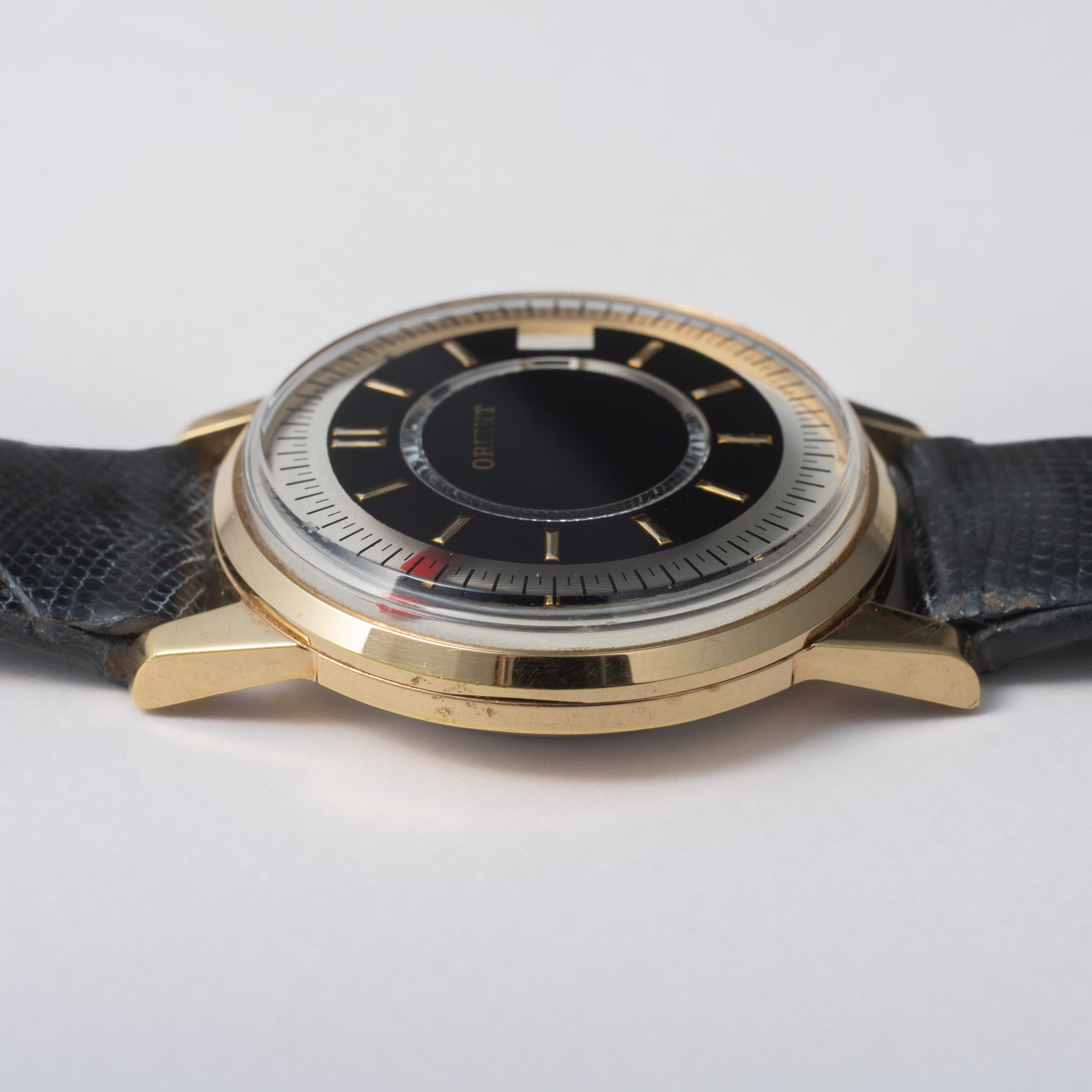 オリエント オリンピア カレンダー 1960年代製 ギャラクシーダイヤル 純正尾錠付き