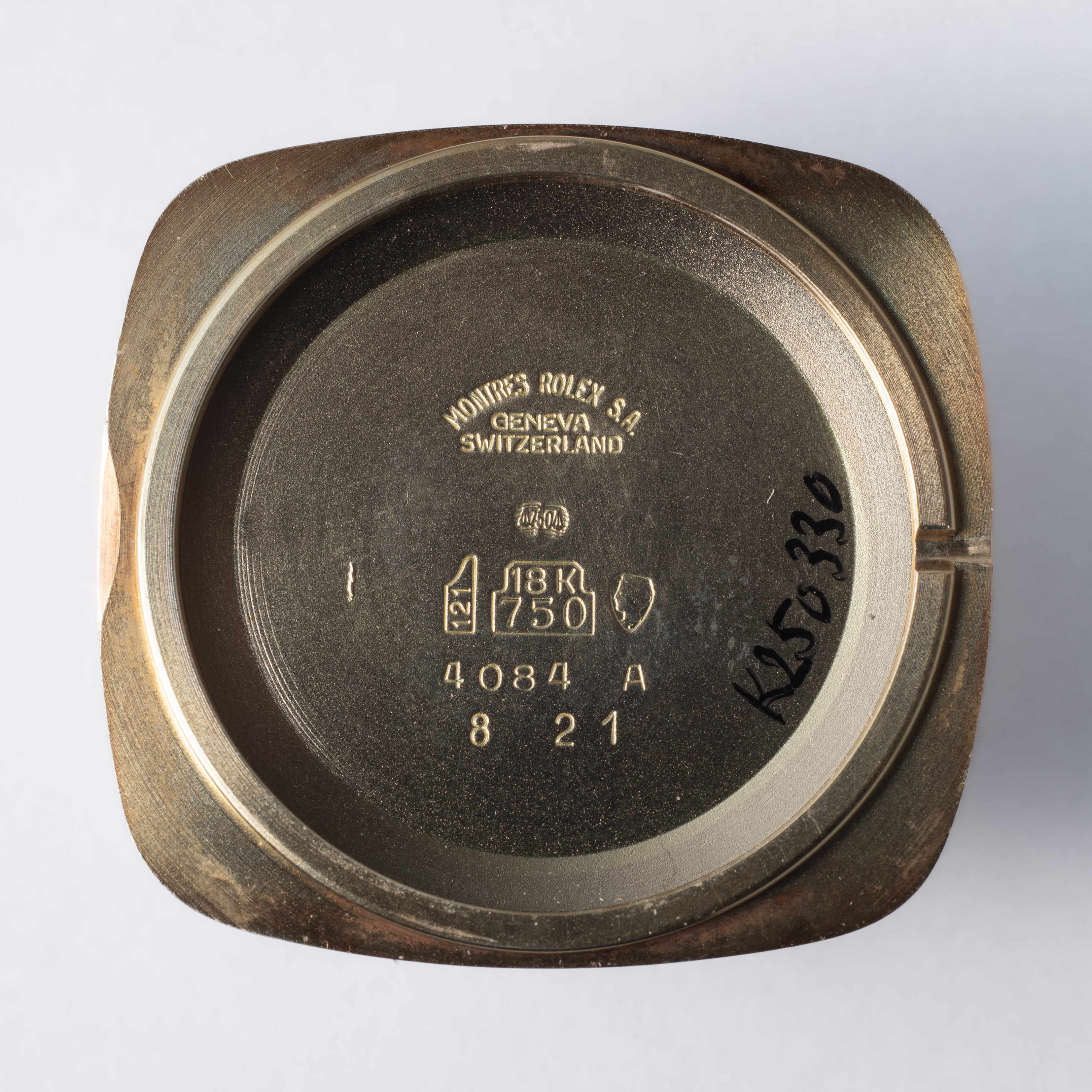 ロレックス  18金無垢チェリーニ 1975年製 Ref.4084 純正GP尾錠付き 手巻き