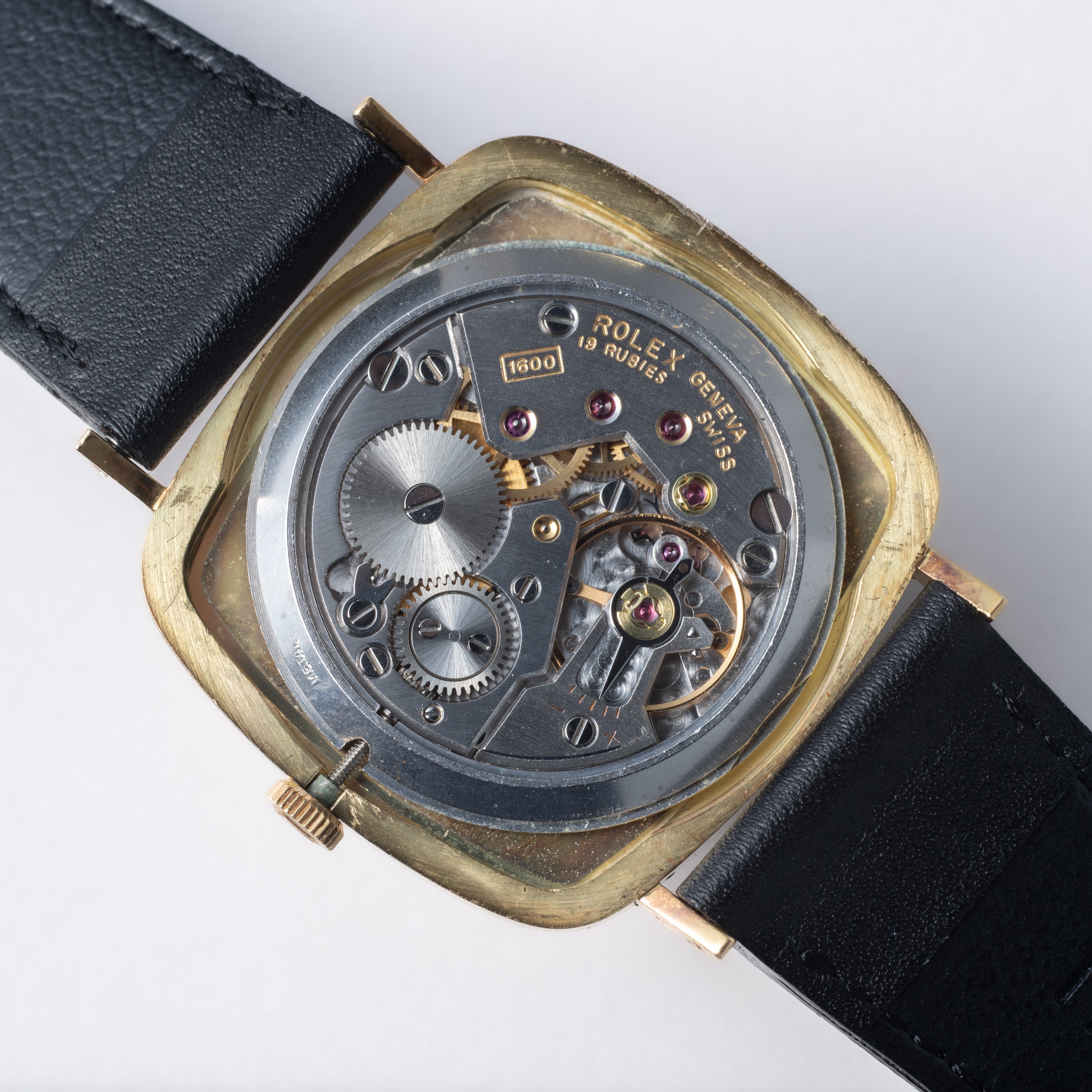 ロレックス  18金無垢チェリーニ 1975年製 Ref.4084 純正GP尾錠付き 手巻き