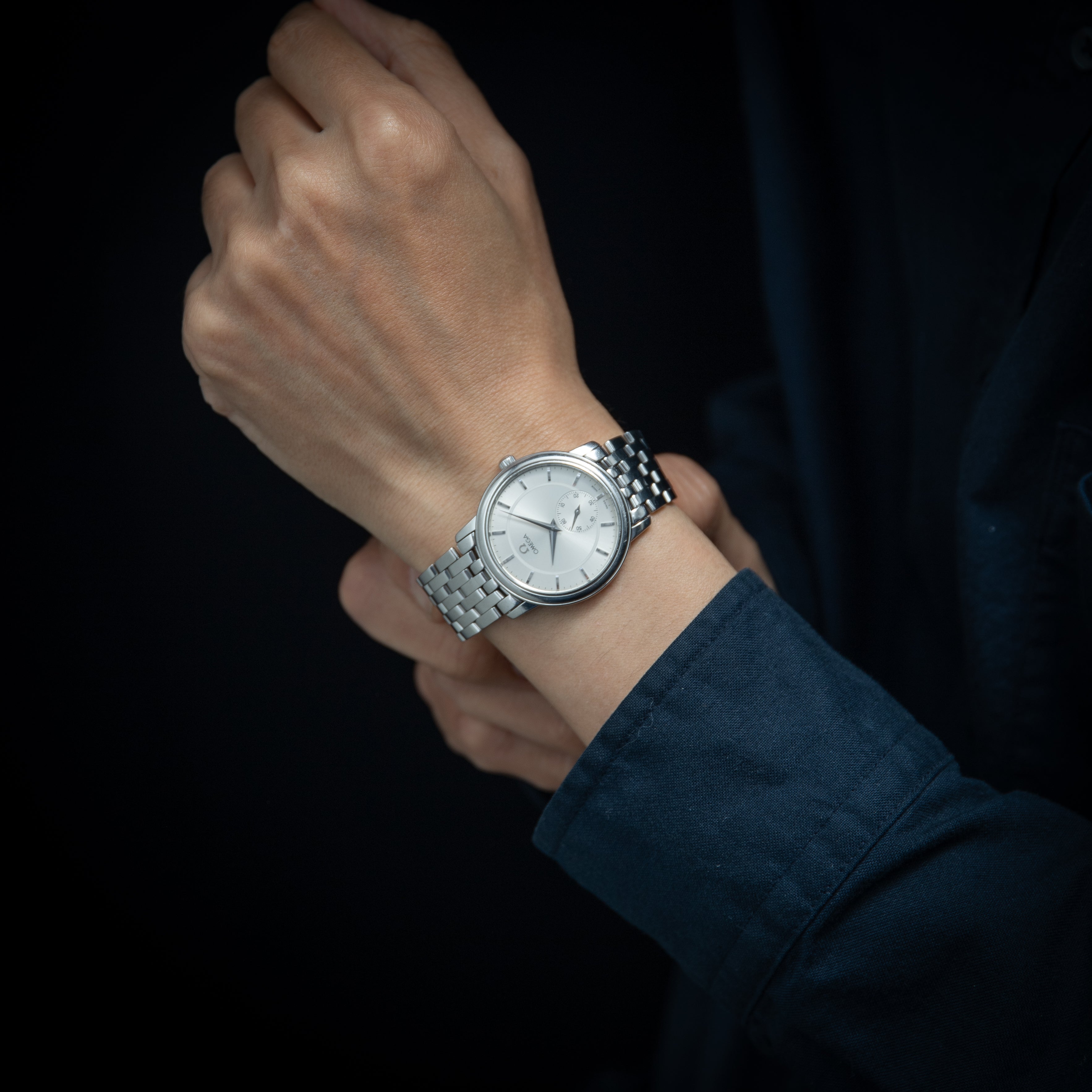 オメガ デ・ヴィル プレステージ 1998年製 Ref.125.0150 シルバーダイヤル