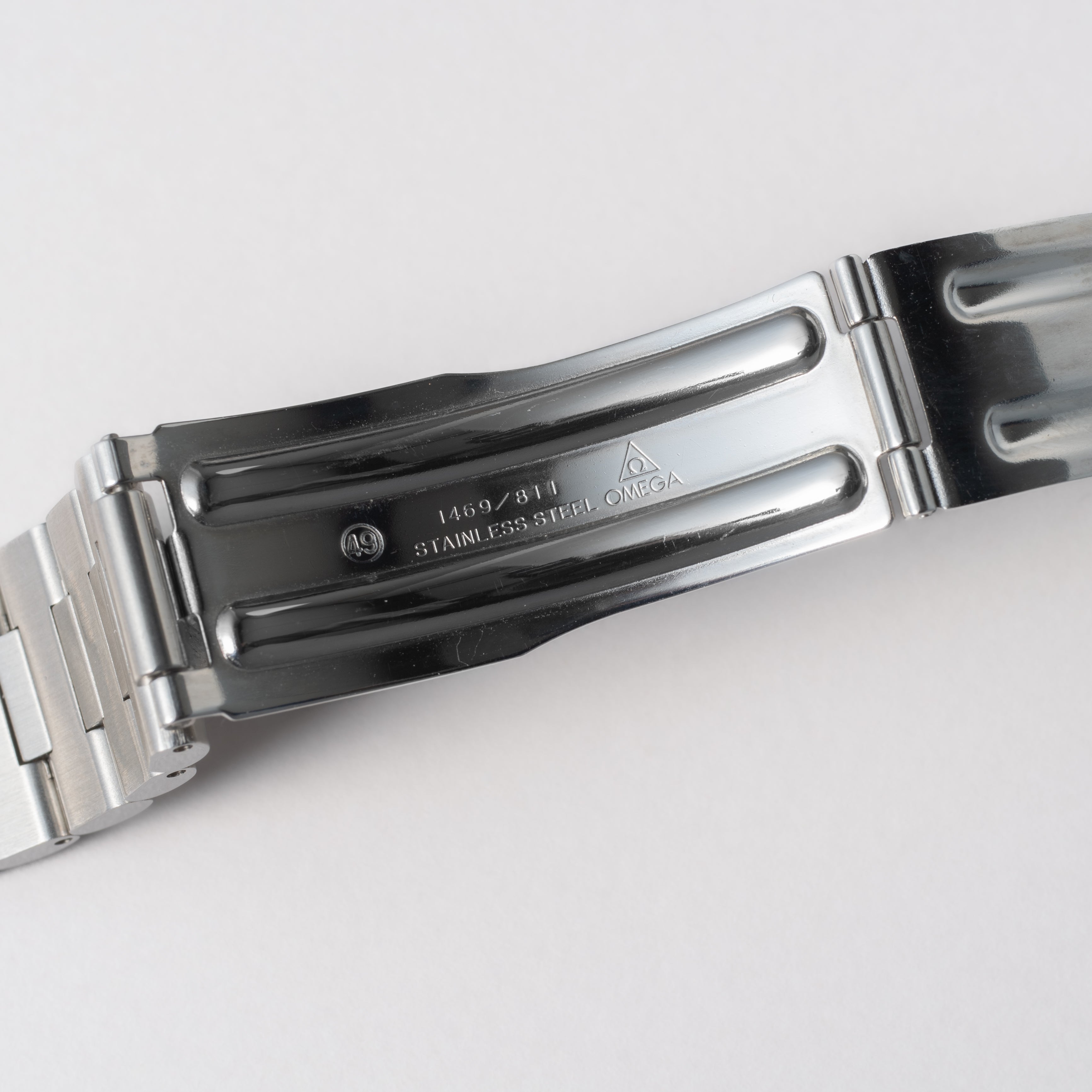 オメガ スピードマスター オートマチック コンビ 1989年製 純正コンビブレス 裏蓋シール付き