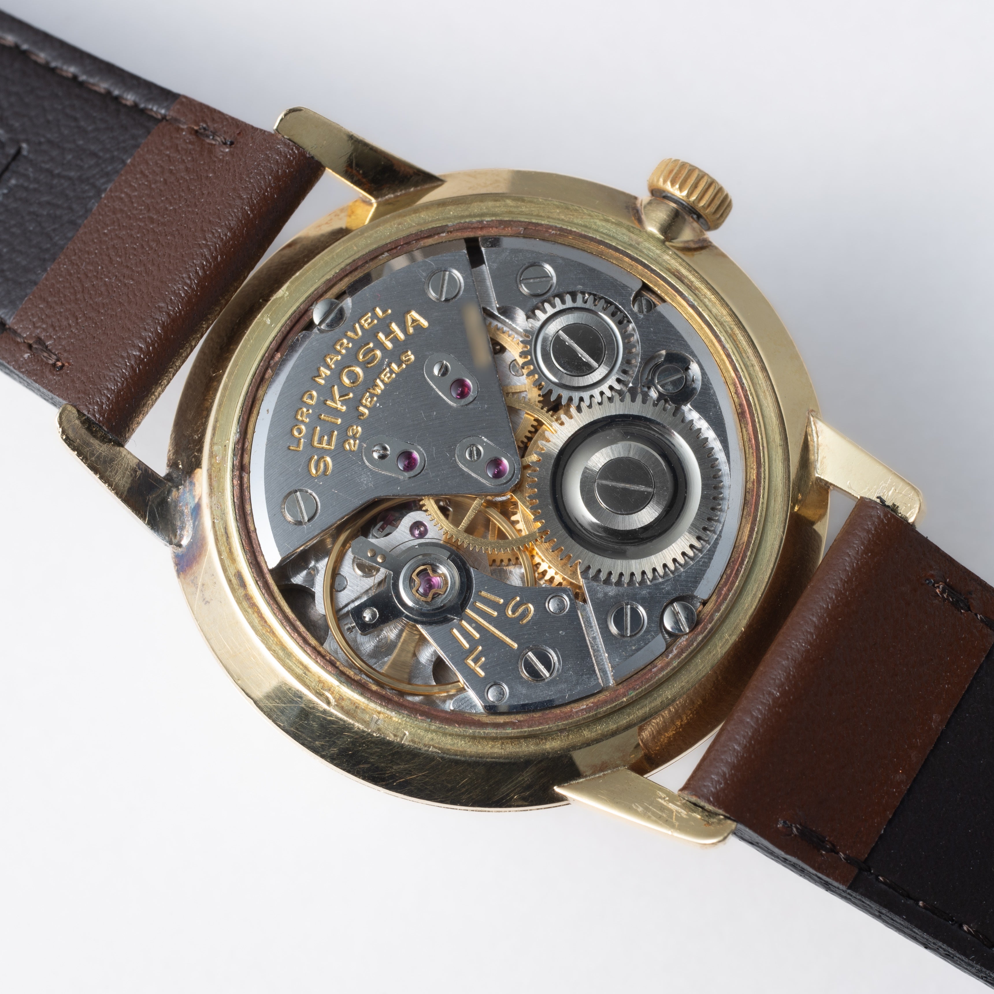 セイコー ロードマーベル 1962年製 Ref.14050 18金無垢 彫文字ロゴ SDダイヤル 手巻き