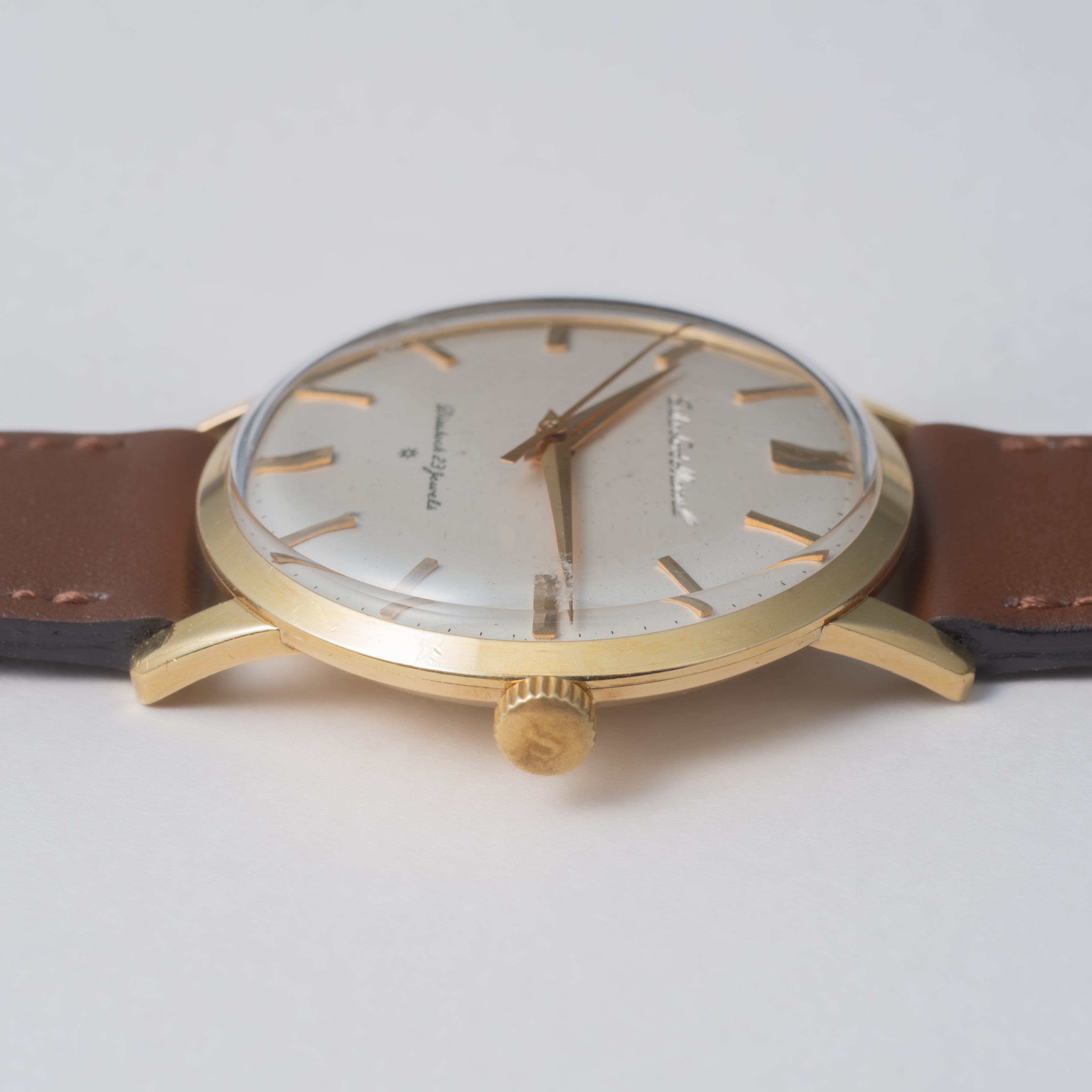 セイコー ロードマーベル 1962年製 Ref.14050 18金無垢 彫文字ロゴ SDダイヤル 手巻き