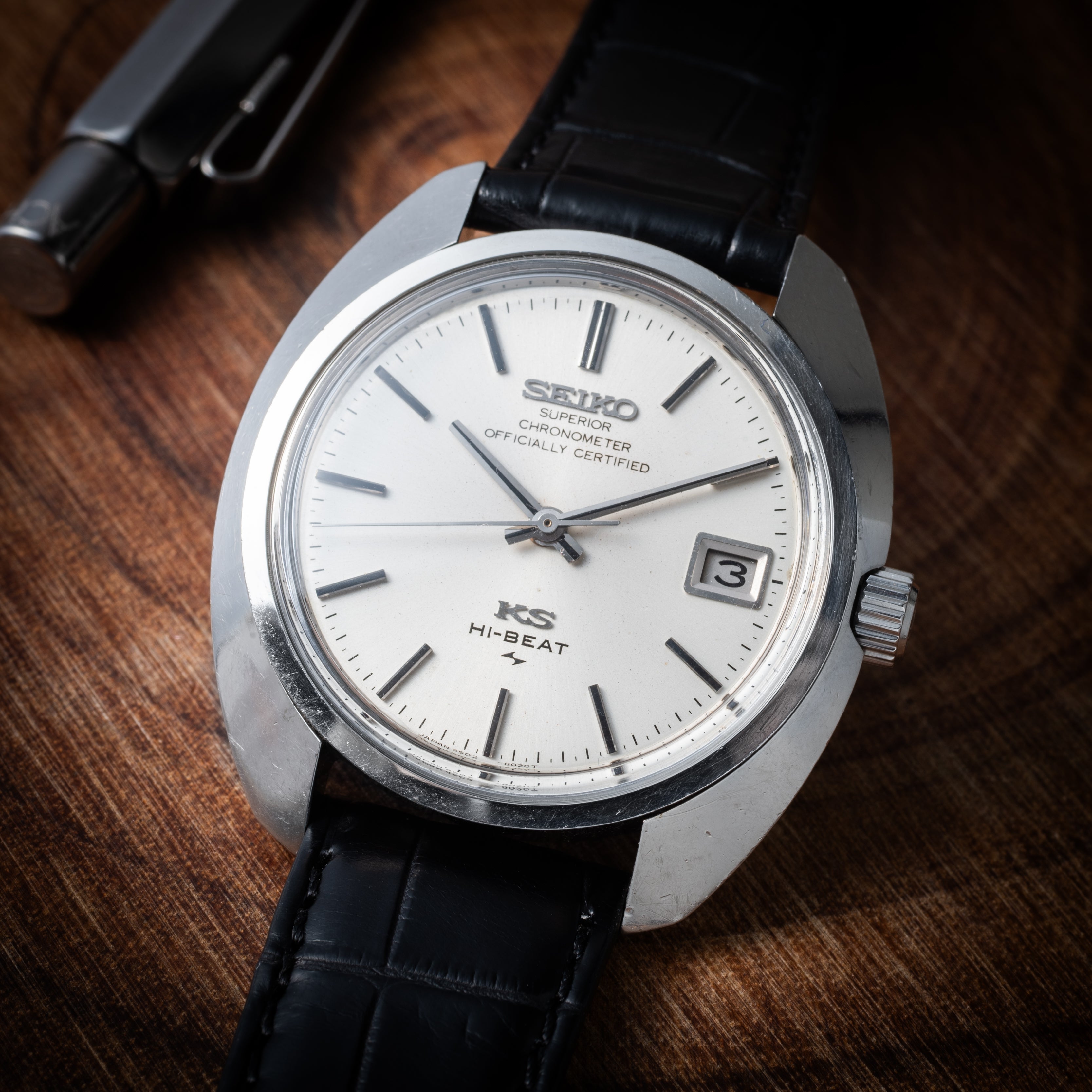 キングセイコー スーペリアクロノメーター 1969年製Ref.4502-8010 45KS 10振動手巻き