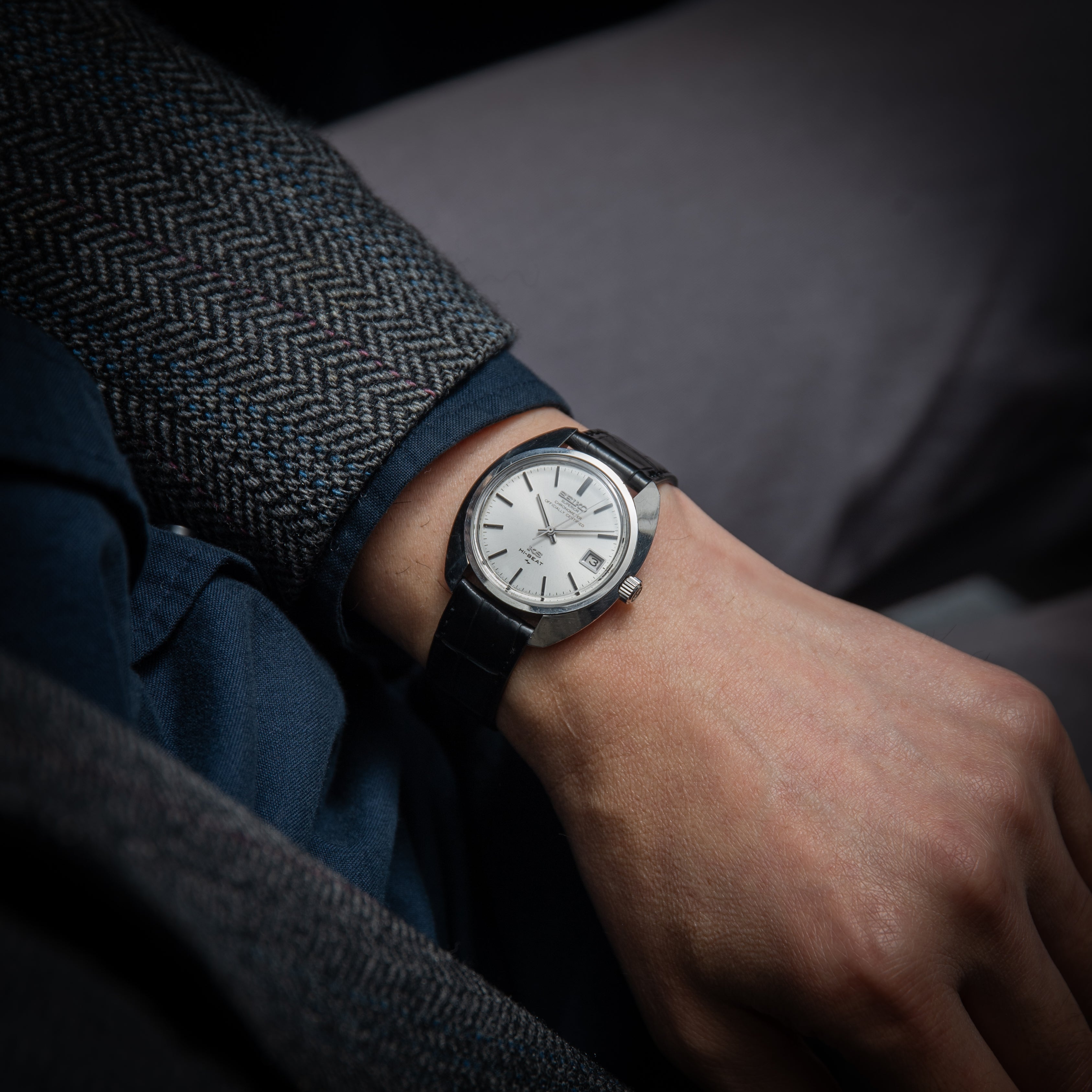 キングセイコー スーペリアクロノメーター 1969年製Ref.4502-8010 45KS 10振動手巻き