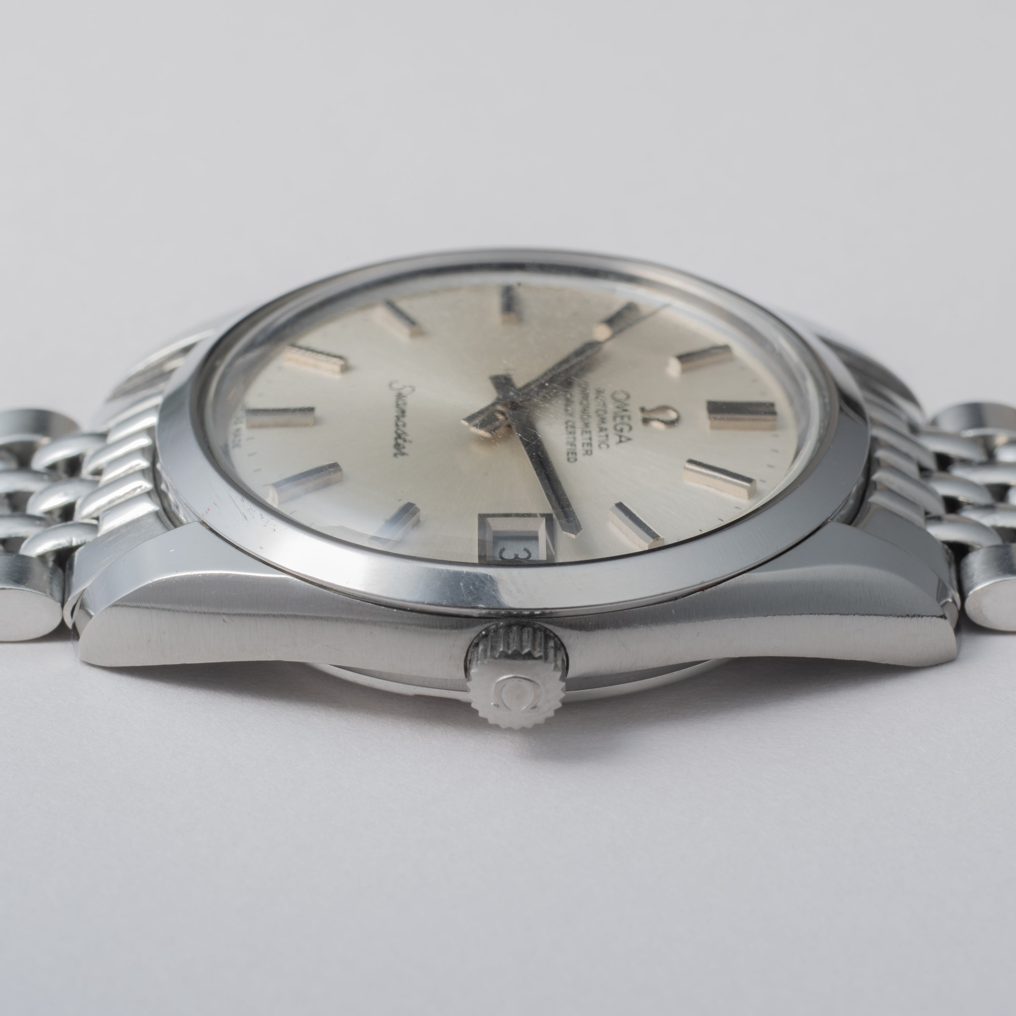 オメガ シーマスタークロノメーター 1974年製  Ref.168.0061 ハイビート自動巻き純正ステンレスブレス