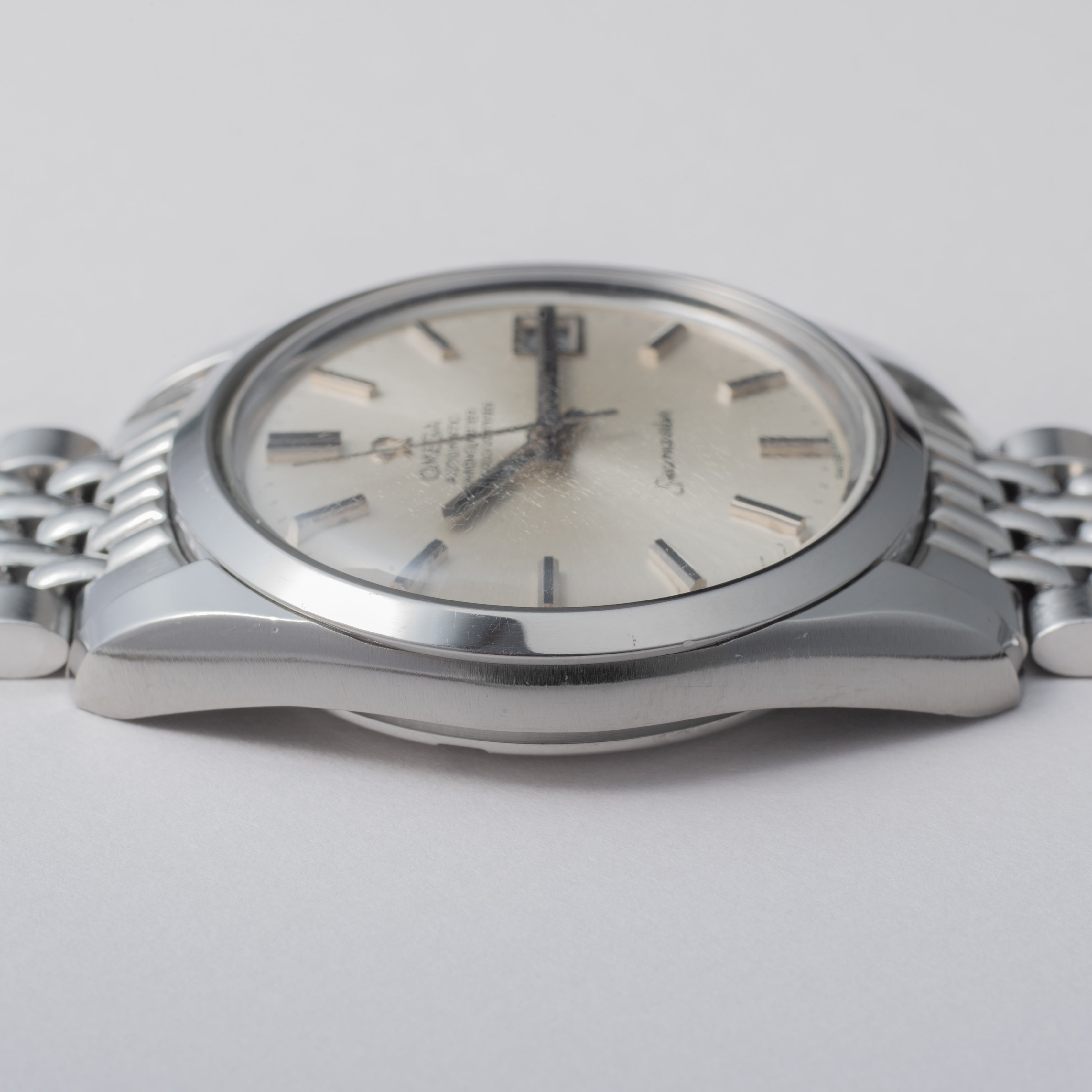 オメガ シーマスタークロノメーター 1974年製  Ref.168.0061 ハイビート自動巻き純正ステンレスブレス