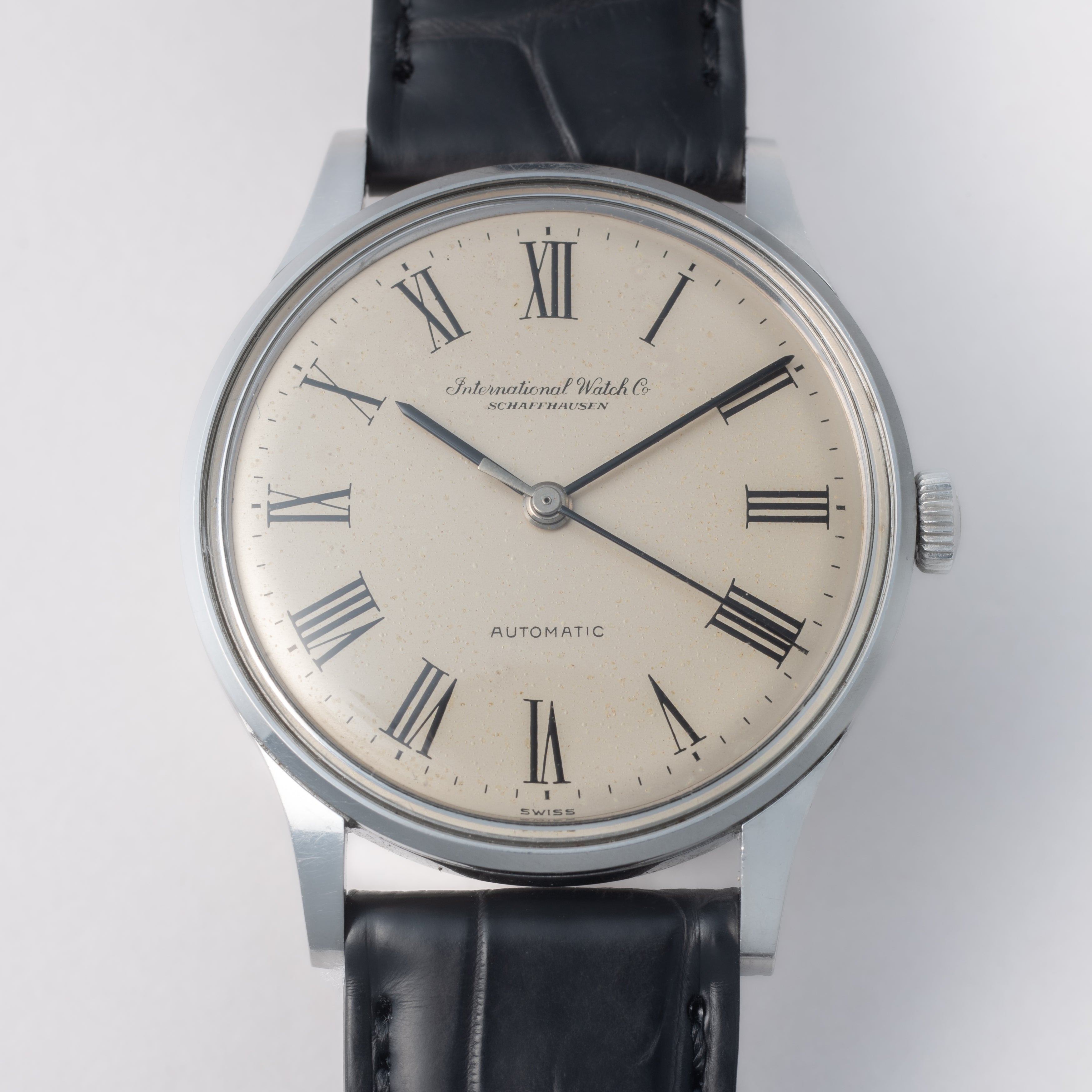 IWC ラウンドケース 1964年製 Ref.809A ペラトン式自動巻き Cal.854 ローマンダイヤル