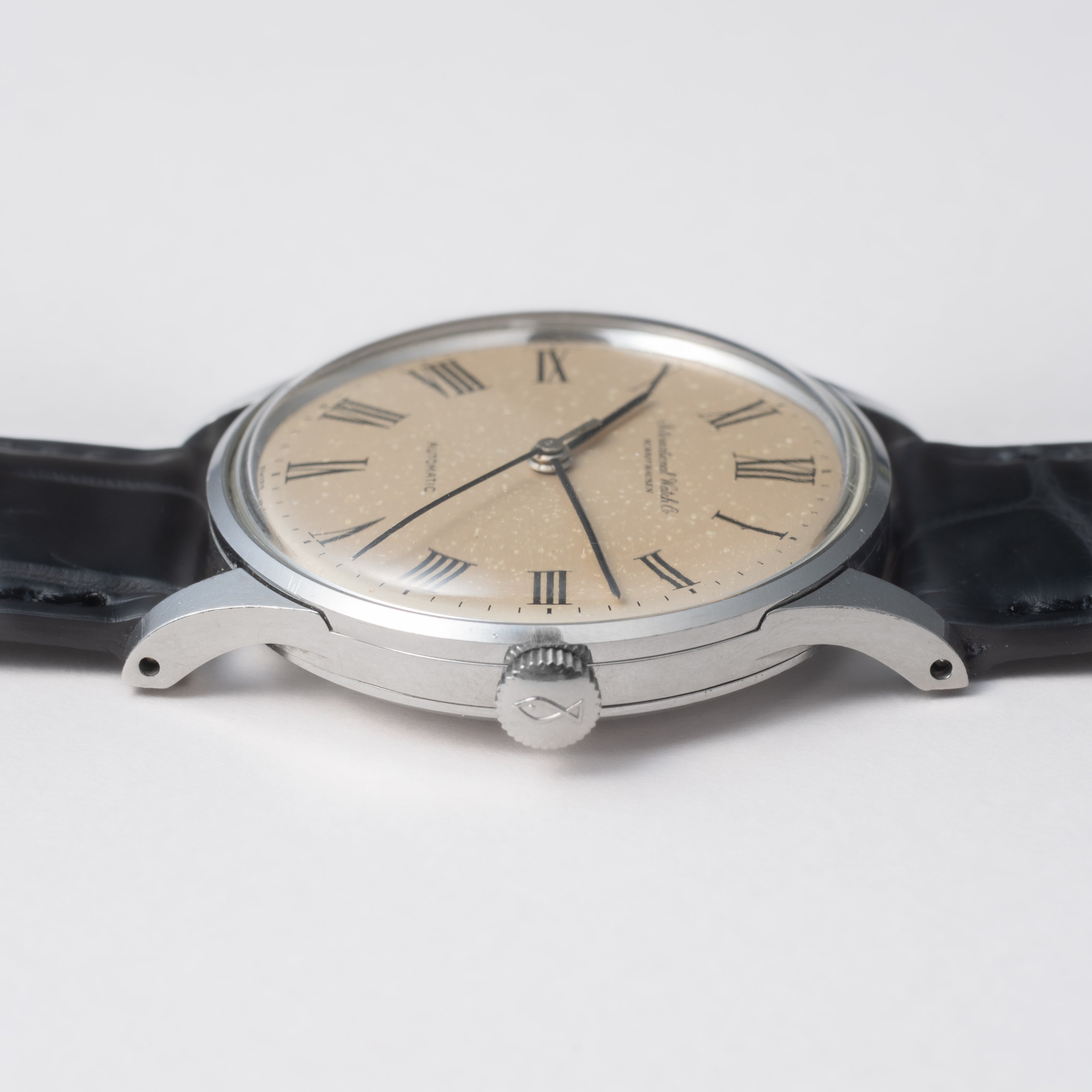 IWC ラウンドケース 1964年製 Ref.809A ペラトン式自動巻き Cal.854 ローマンダイヤル