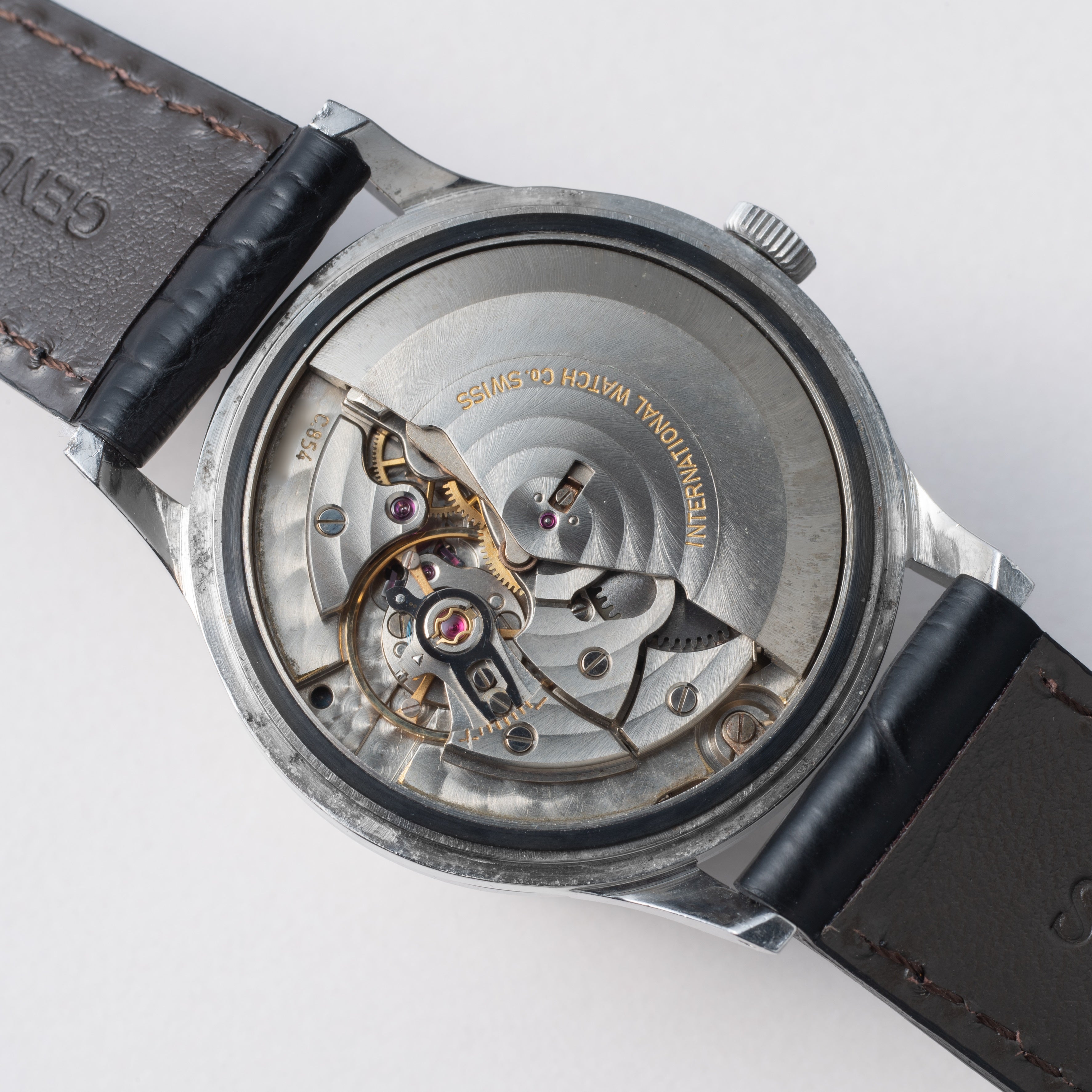 IWC ラウンドケース 1964年製 Ref.809A ペラトン式自動巻き Cal.854 ローマンダイヤル