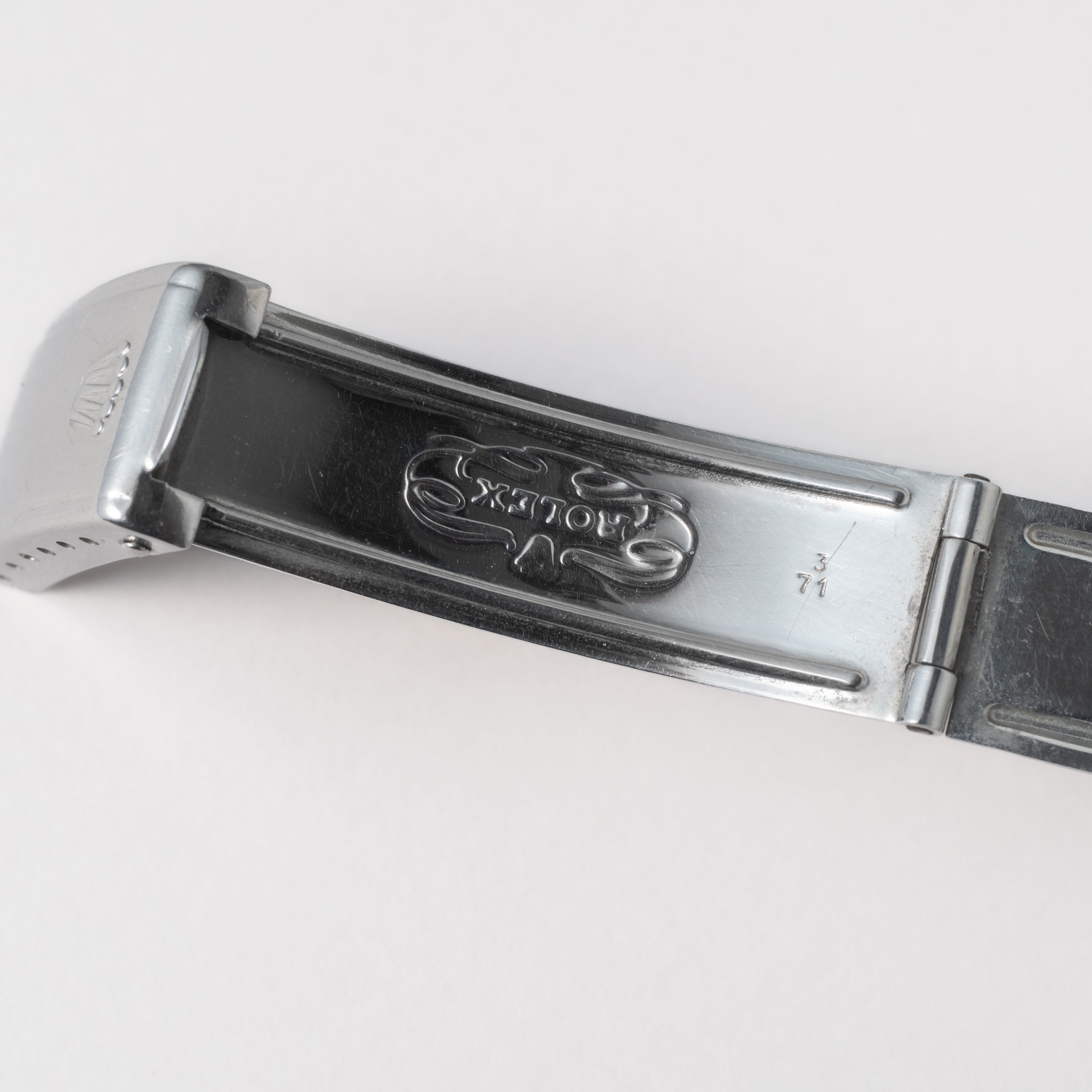 ロレックス オイスター 1966年製 Ref.6426 手巻き ブラックミラーダイヤル リベットブレス