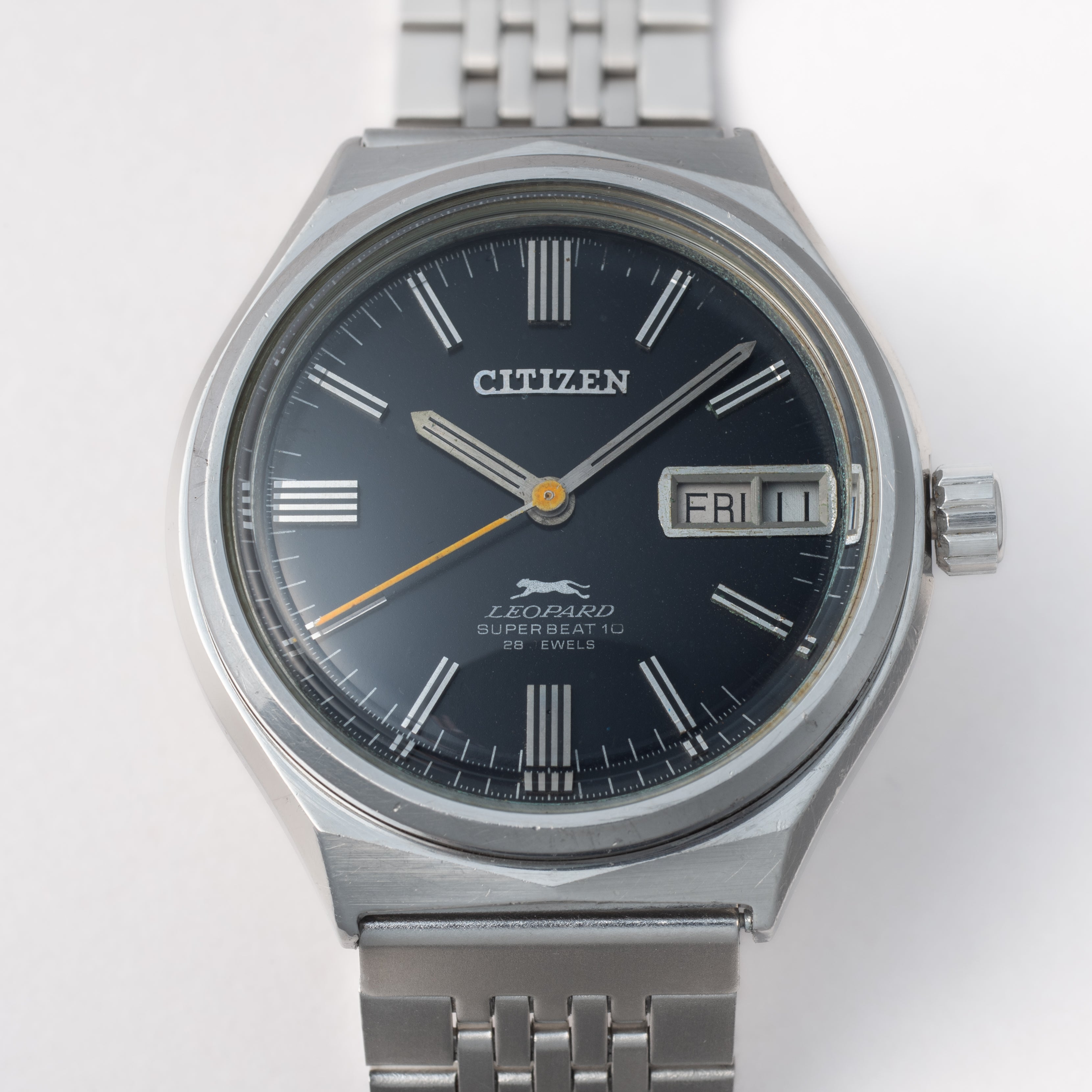 シチズン レオパール スーパービート10 1970年製/昭和45年製 Ref.4-720695 Y ブラックダイヤル