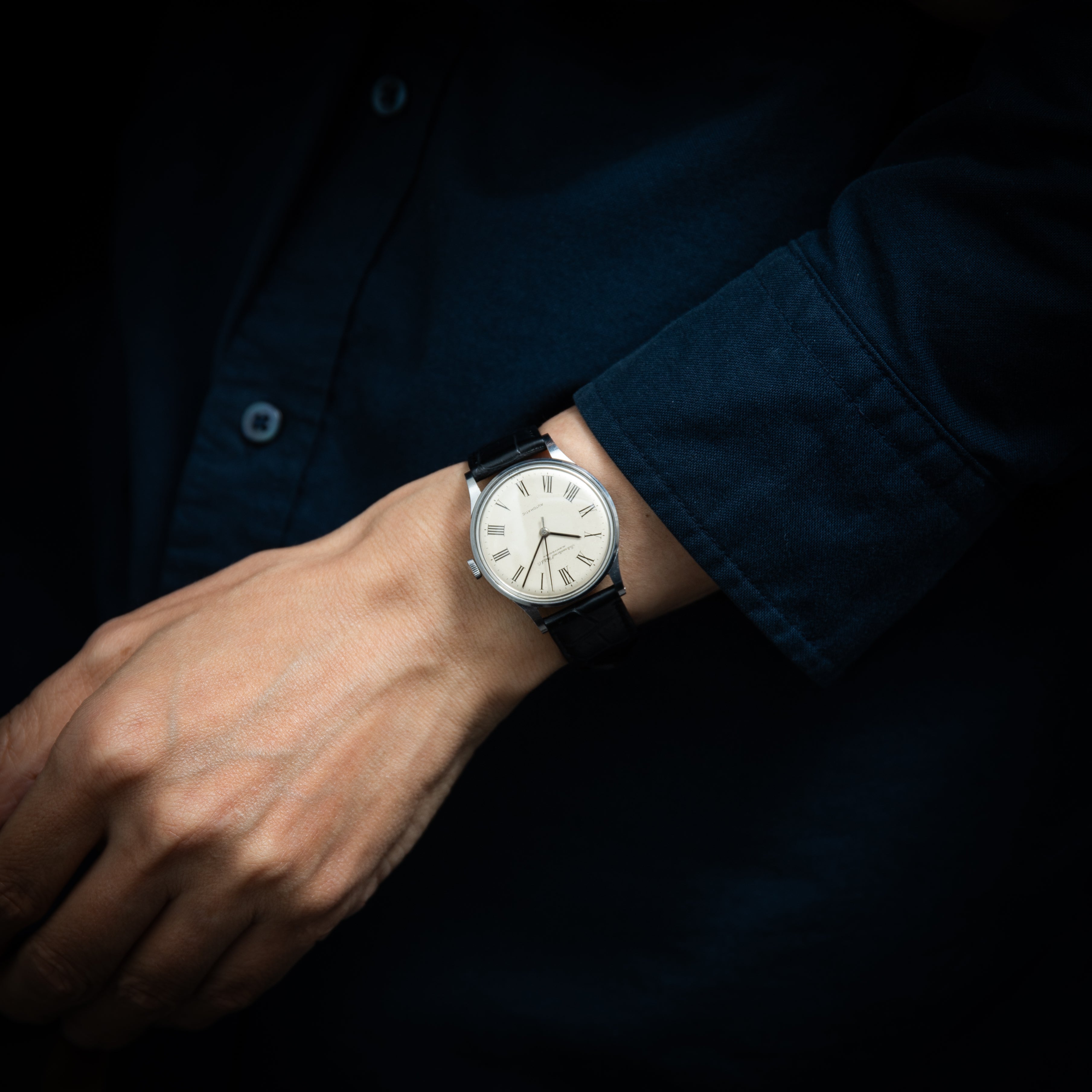 IWC ラウンドケース 1964年製 Ref.809A ペラトン式自動巻き Cal.854 ローマンダイヤル