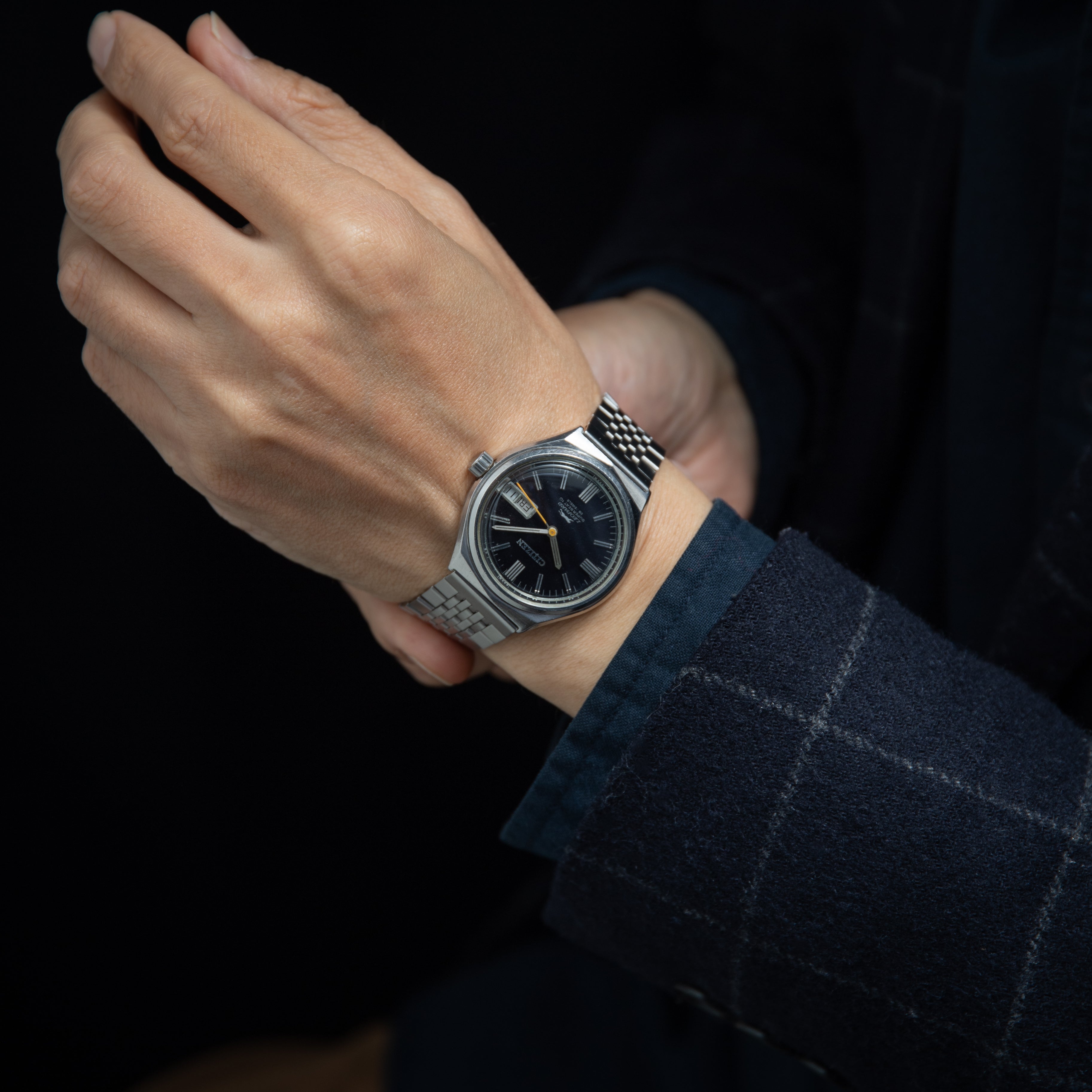 シチズン レオパール スーパービート10 1970年製/昭和45年製 Ref.4-720695 Y ブラックダイヤル