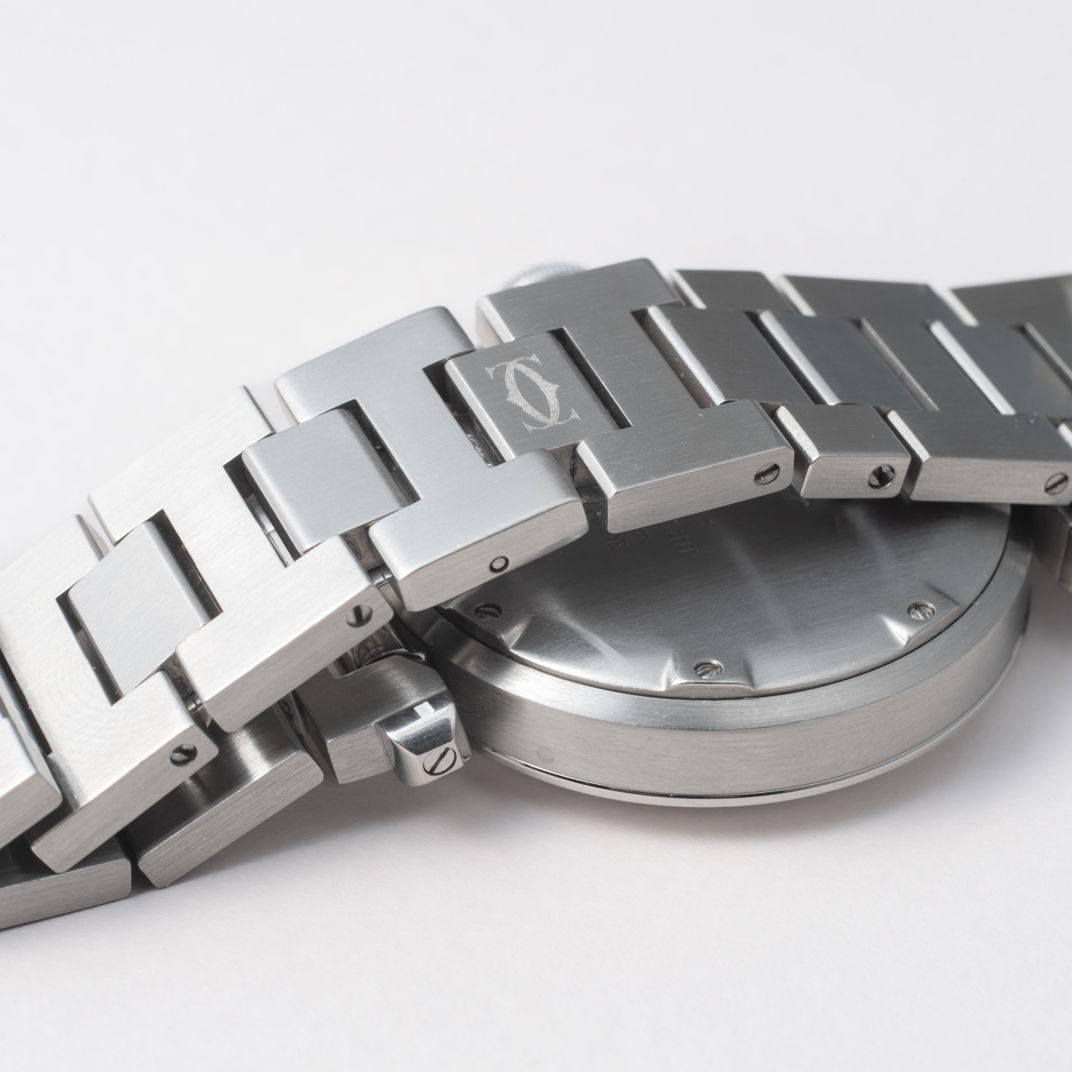 カルティエ パシャC 1990年代製 Ref.2324 自動巻 ホワイトダイヤル トリチウム夜光