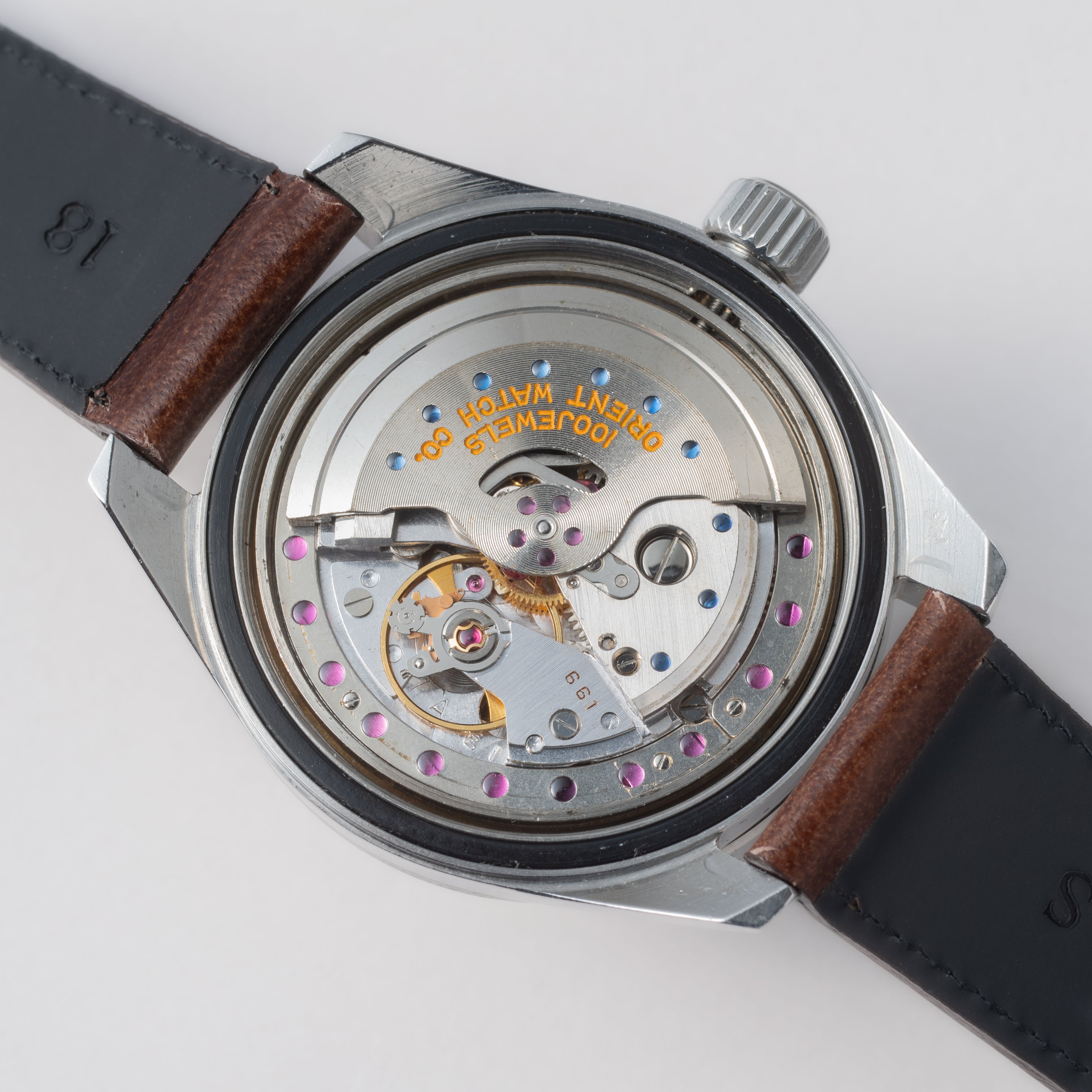 オリエント グランプリ100 スイマー TRIOSTAT 1960年代製 100石自動巻き ねじ込みリューズ