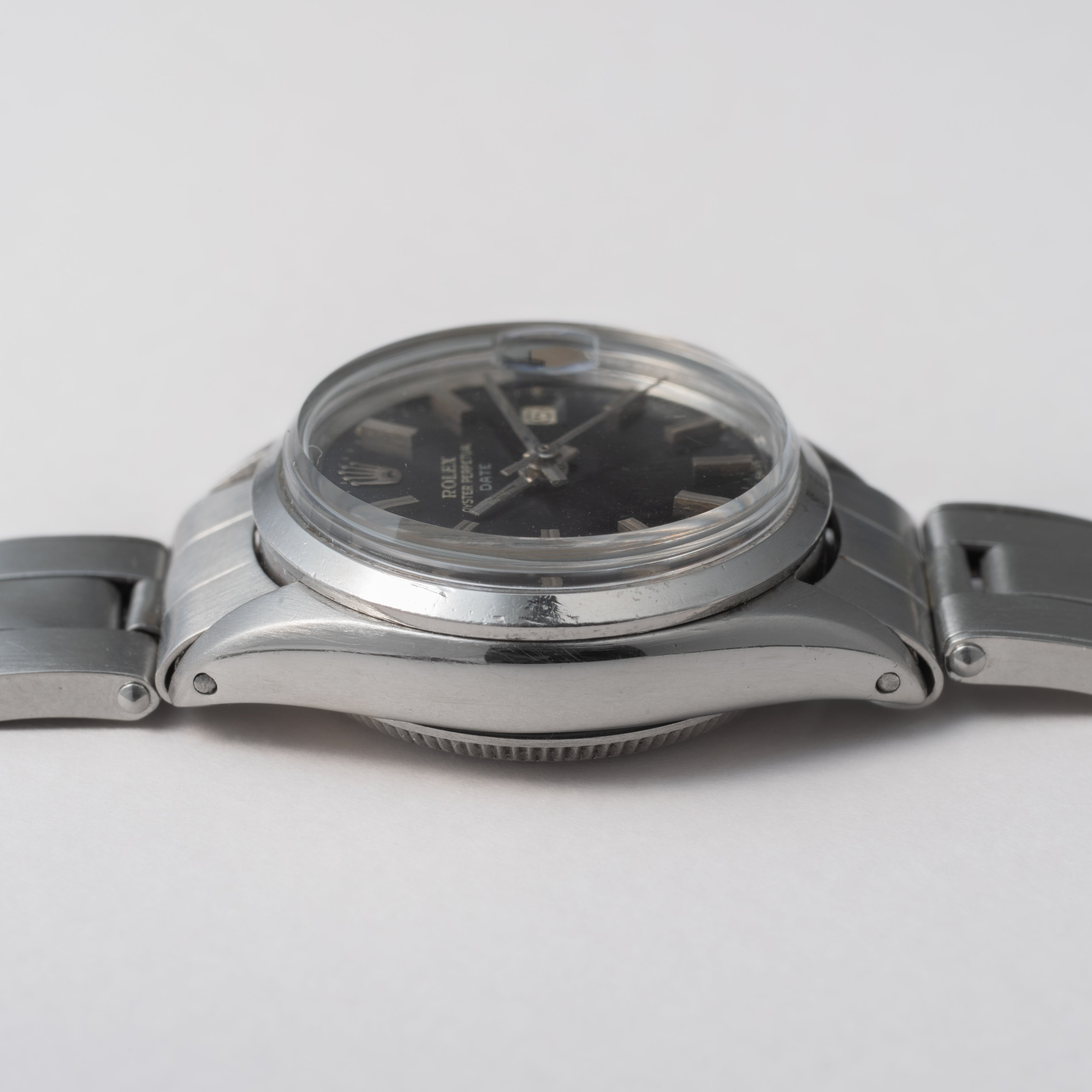 ロレックス レディース 1967年製 Ref.6516 オイスターパーペチュアルデイト ブラックダイヤル