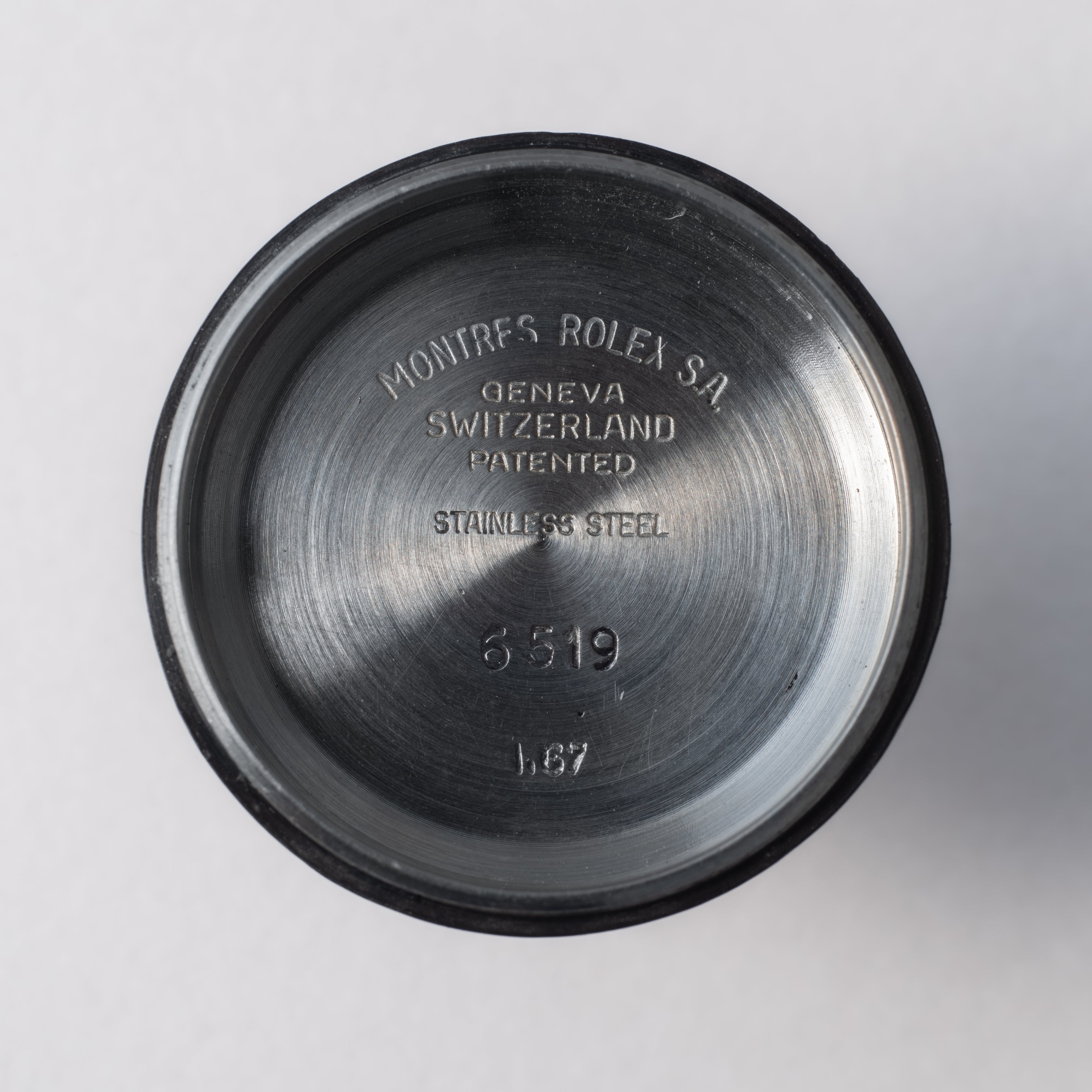 ロレックス レディース 1967年製 Ref.6516 オイスターパーペチュアルデイト ブラックダイヤル