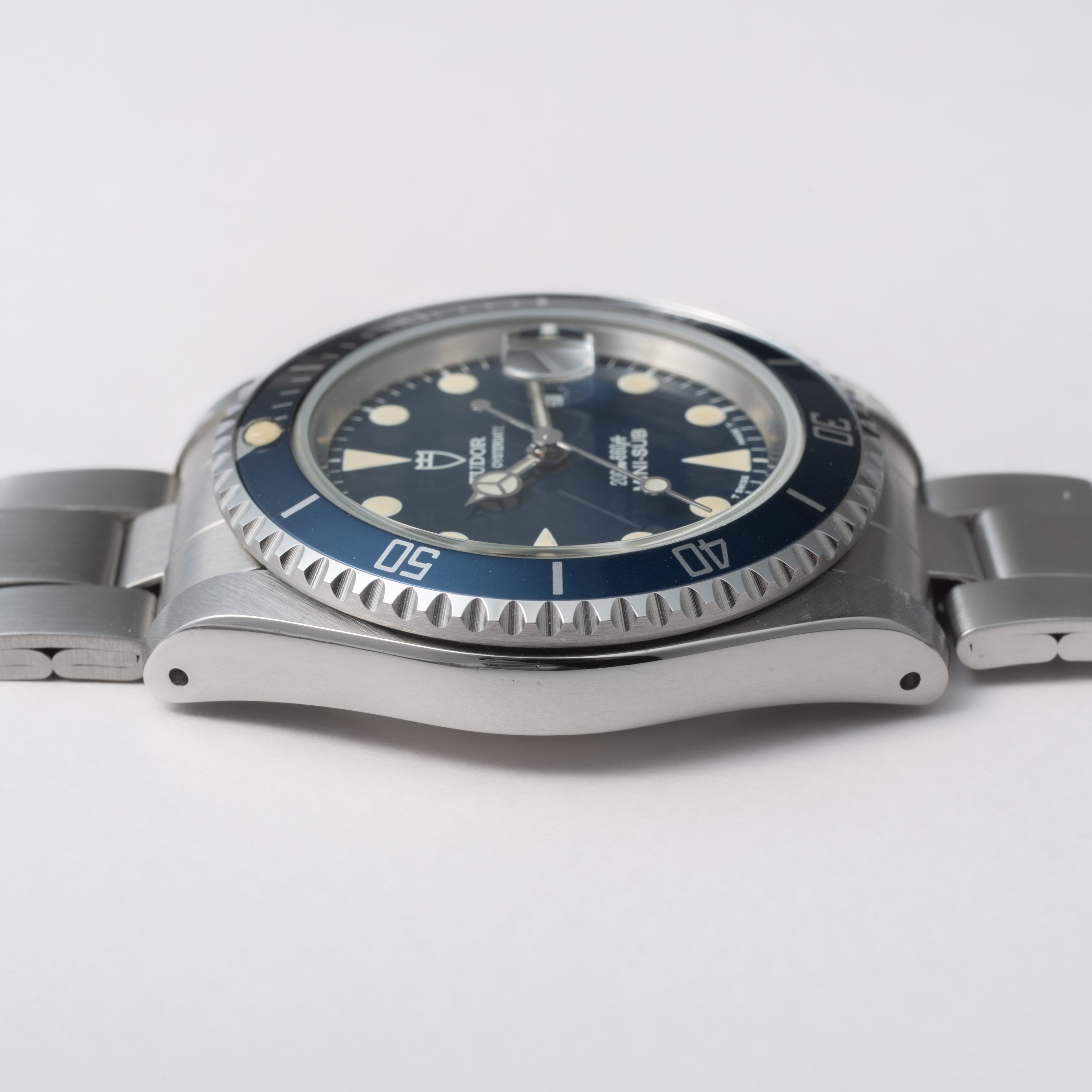 チューダー ミニサブ 1995年製 Ref.73910 ブルーダイヤル 箱、ギャラ付き