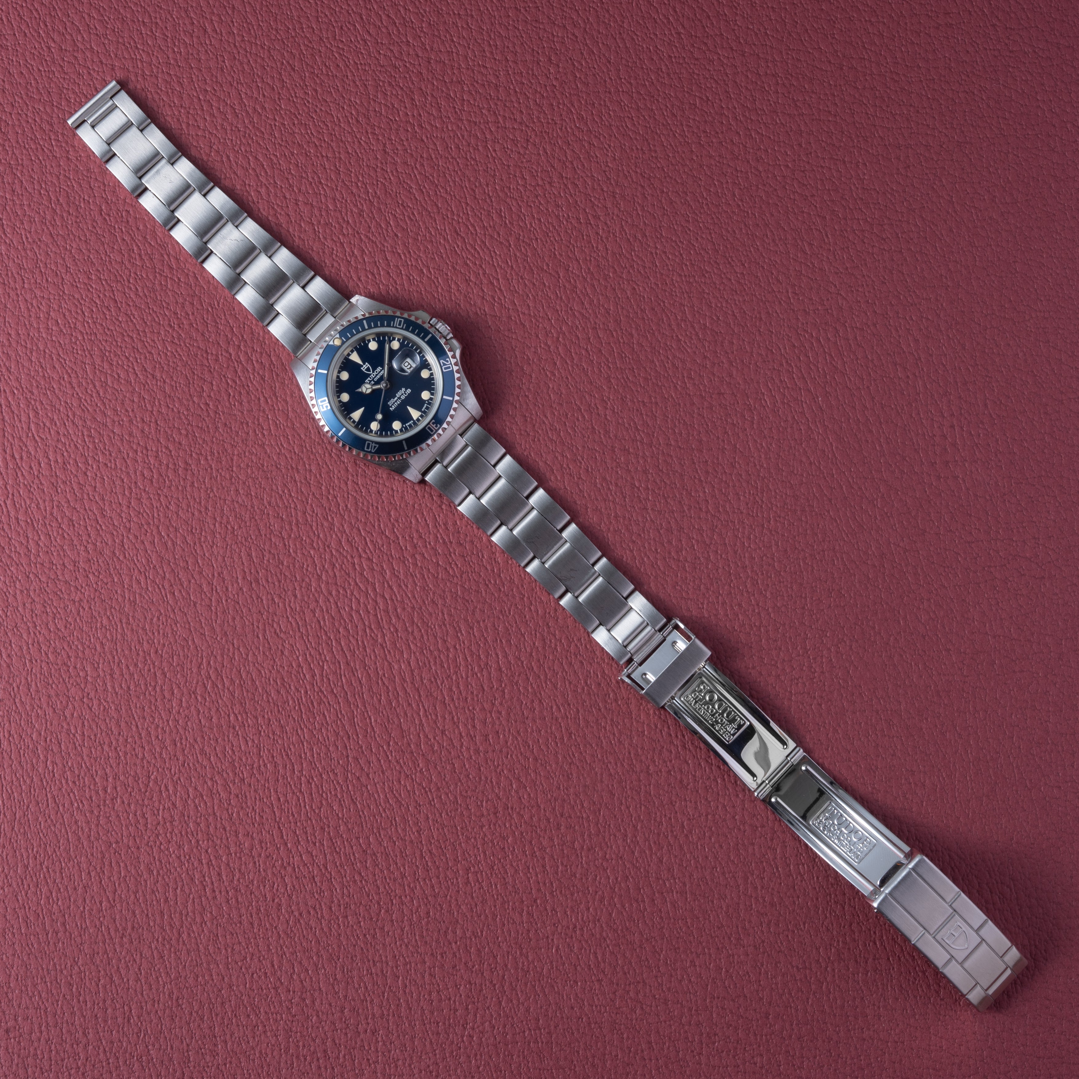 チューダー ミニサブ 1995年製 Ref.73910 ブルーダイヤル 箱、ギャラ付き