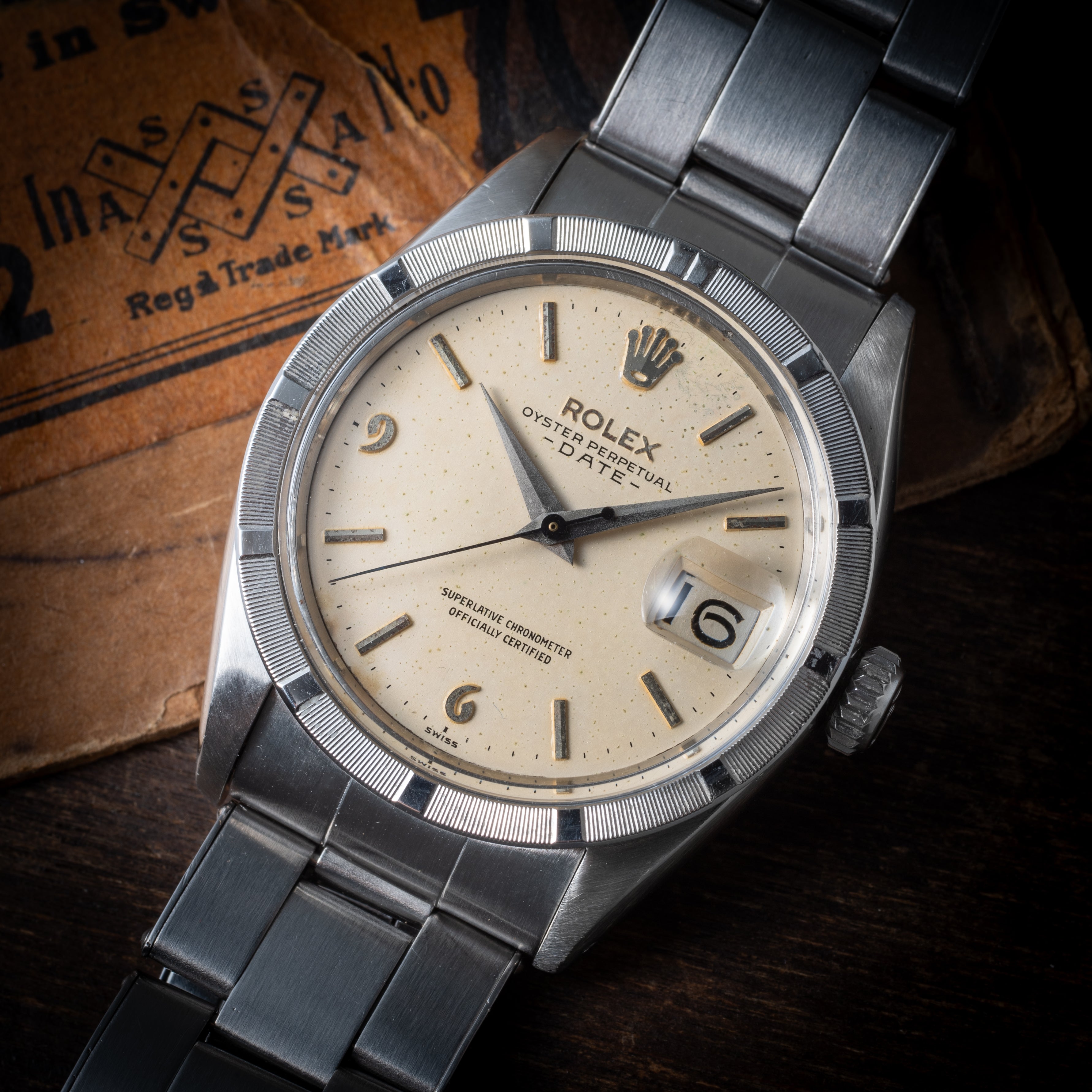 ロレックス オイスターパーペチュアルデイト 115234G ブラック/アラビア ROLEX（ロレックス） オイスター