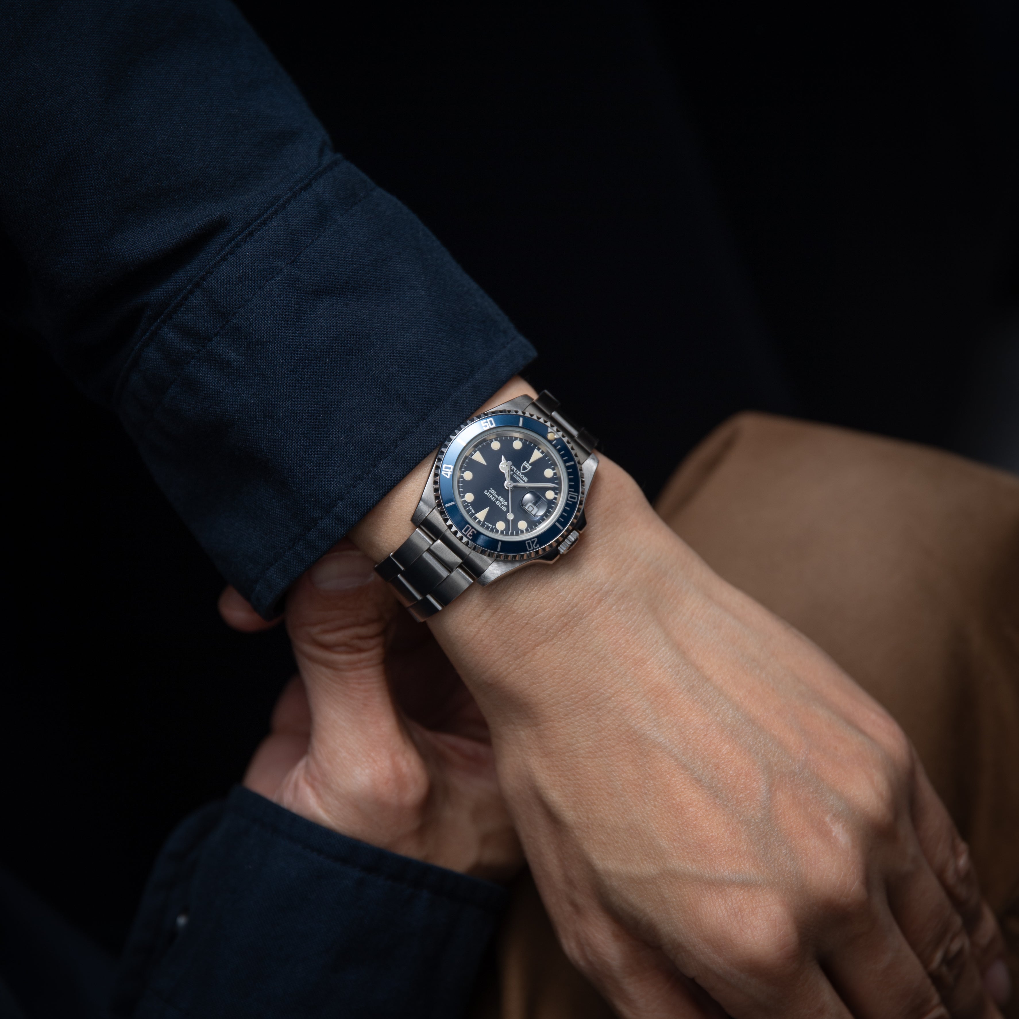 チューダー ミニサブ 1995年製 Ref.73910 ブルーダイヤル 箱、ギャラ付き