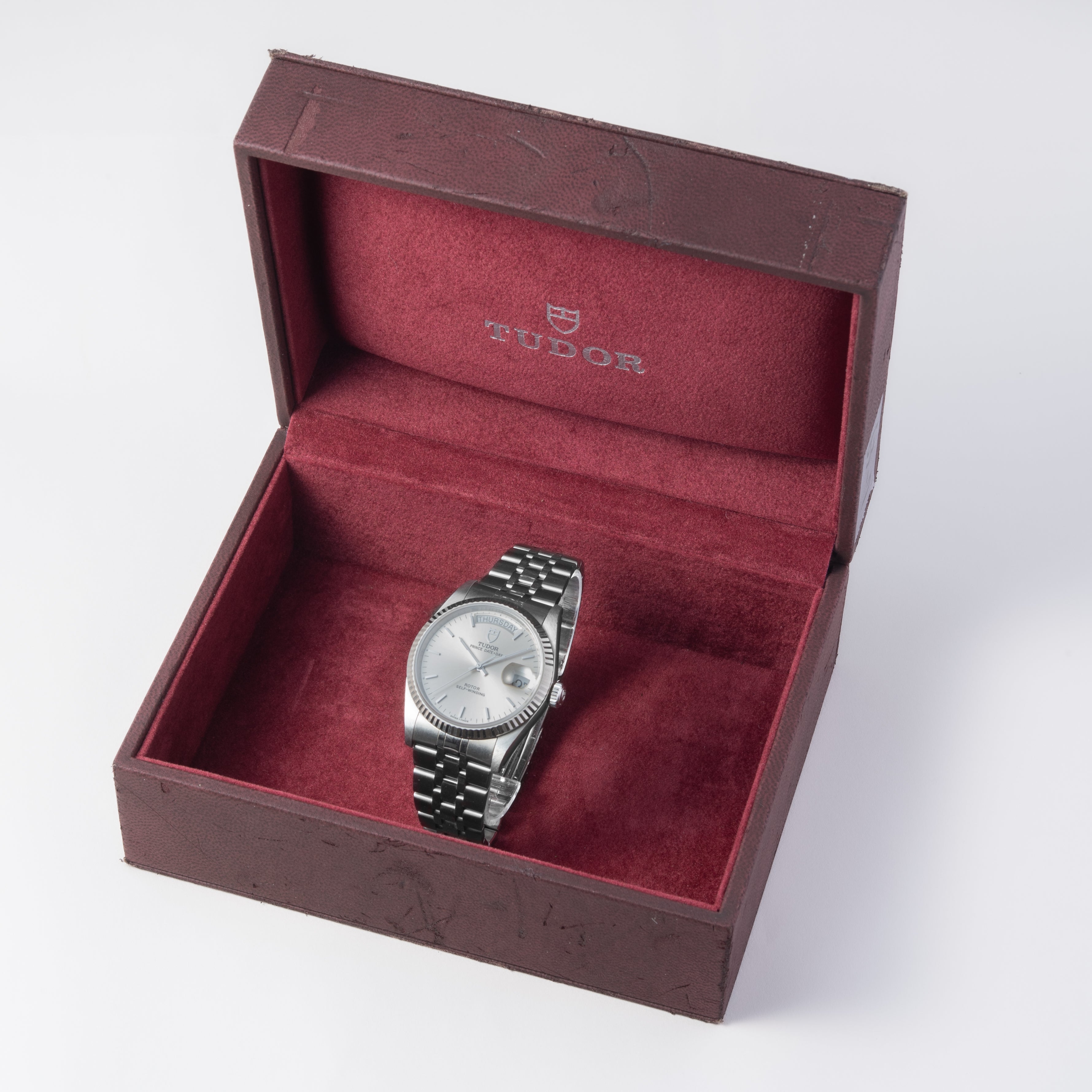 チューダー プリンス デイトデイ 1998年製 Ref.76214 箱付き